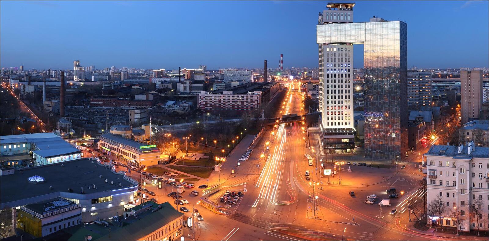 Обои Москва площадь Рогожская застава Россия на рабочий стол