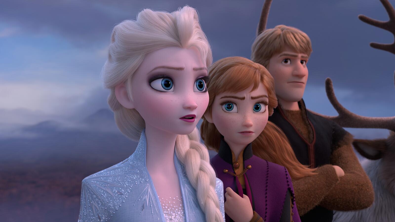 Wallpapers animation Frozen Elsa on the desktop