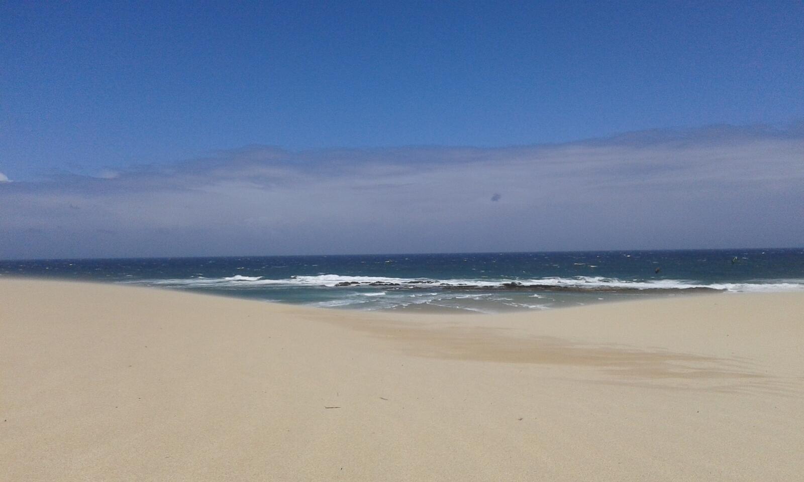 Обои пляж песок волны на рабочий стол