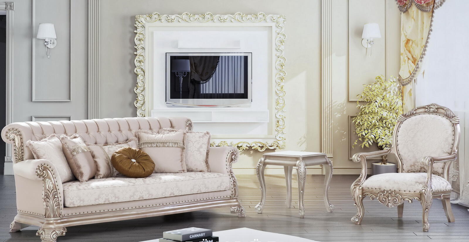 Wallpapers design armchair living room on the desktop