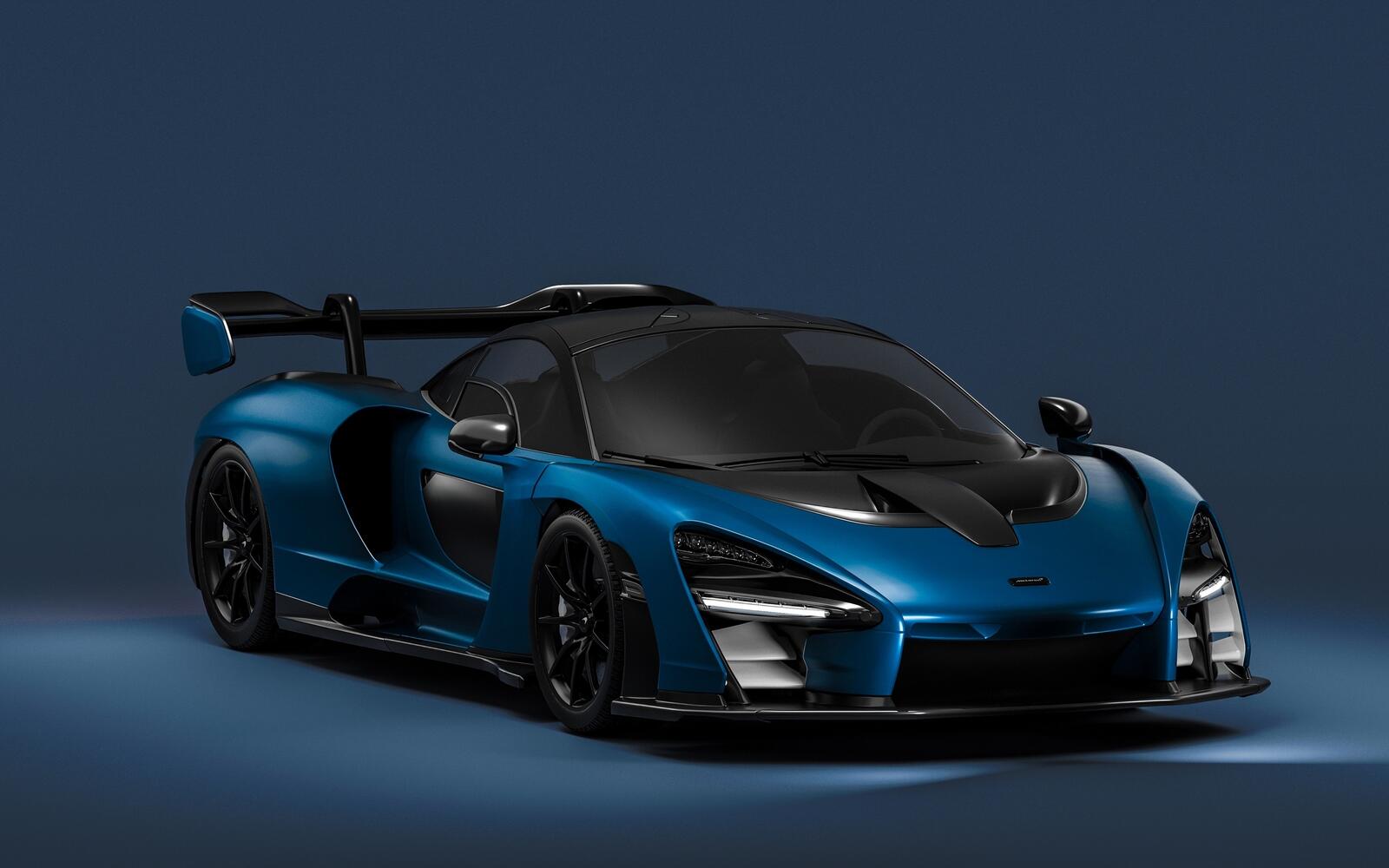 Wallpapers sports car auto blue car on the desktop