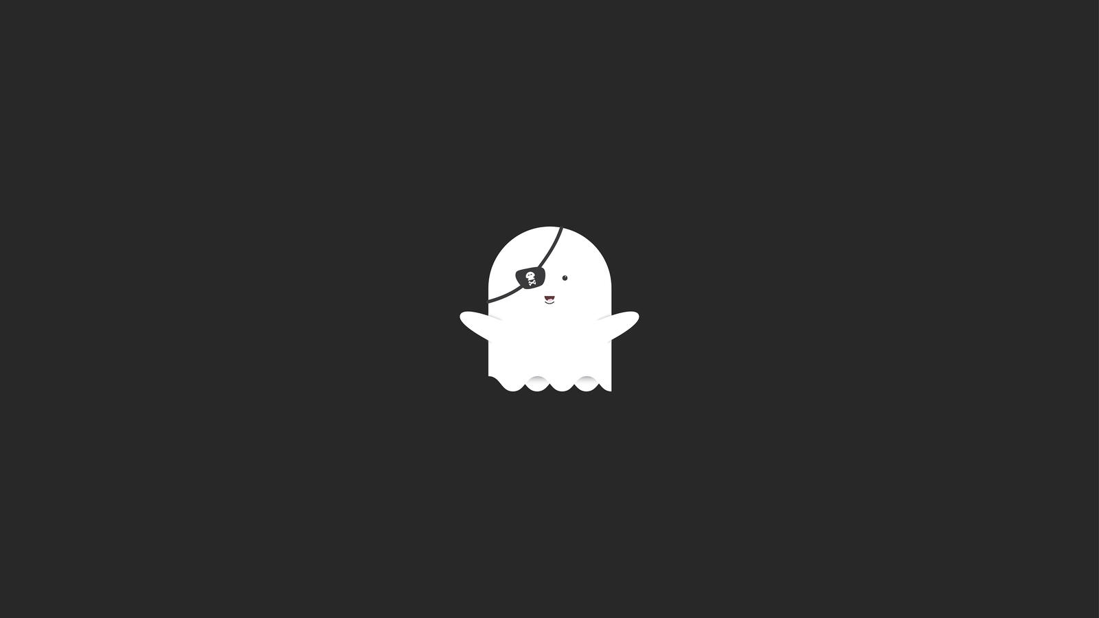 Free photo An image with a cute ghost
