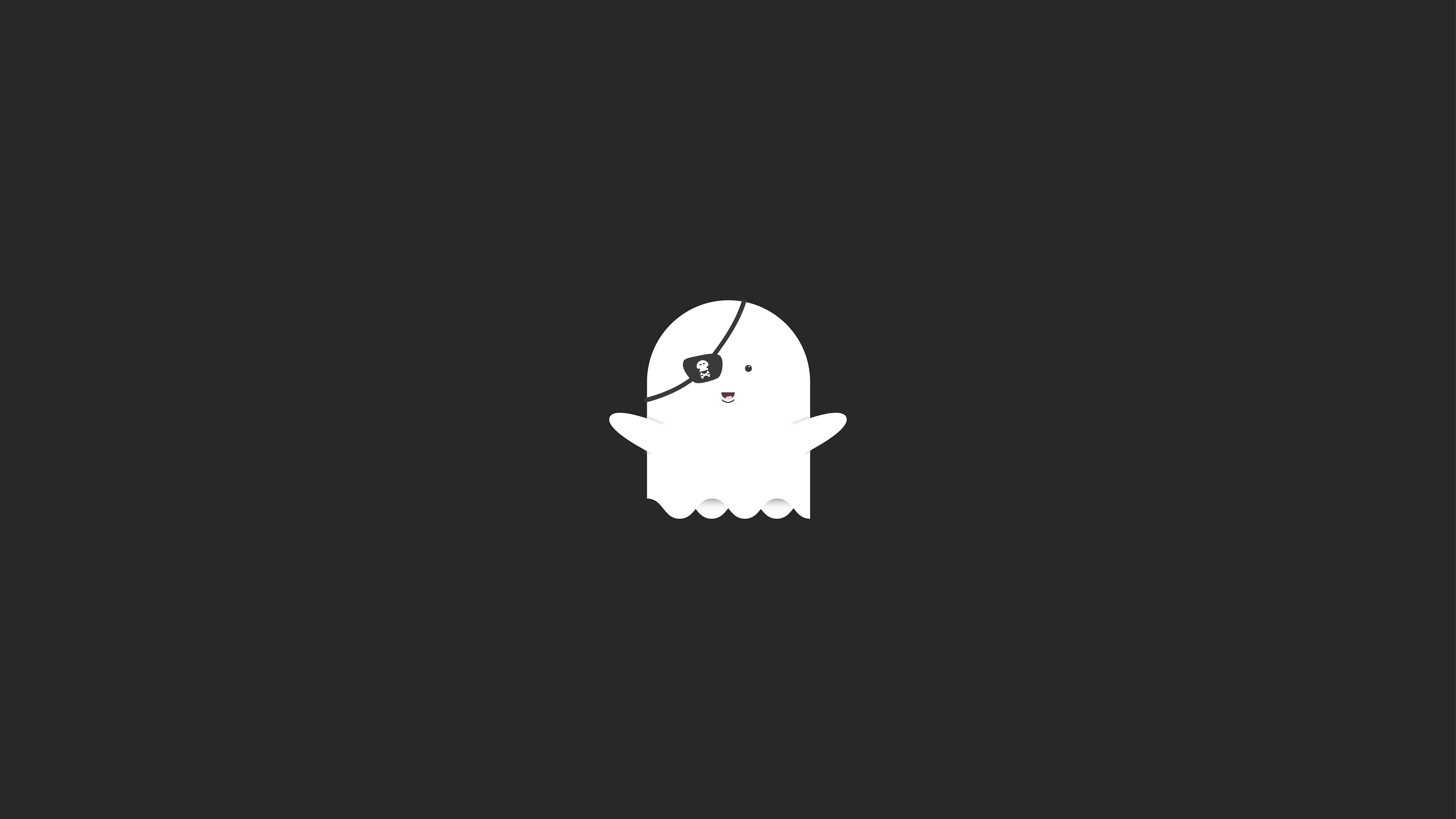 Free photo An image with a cute ghost