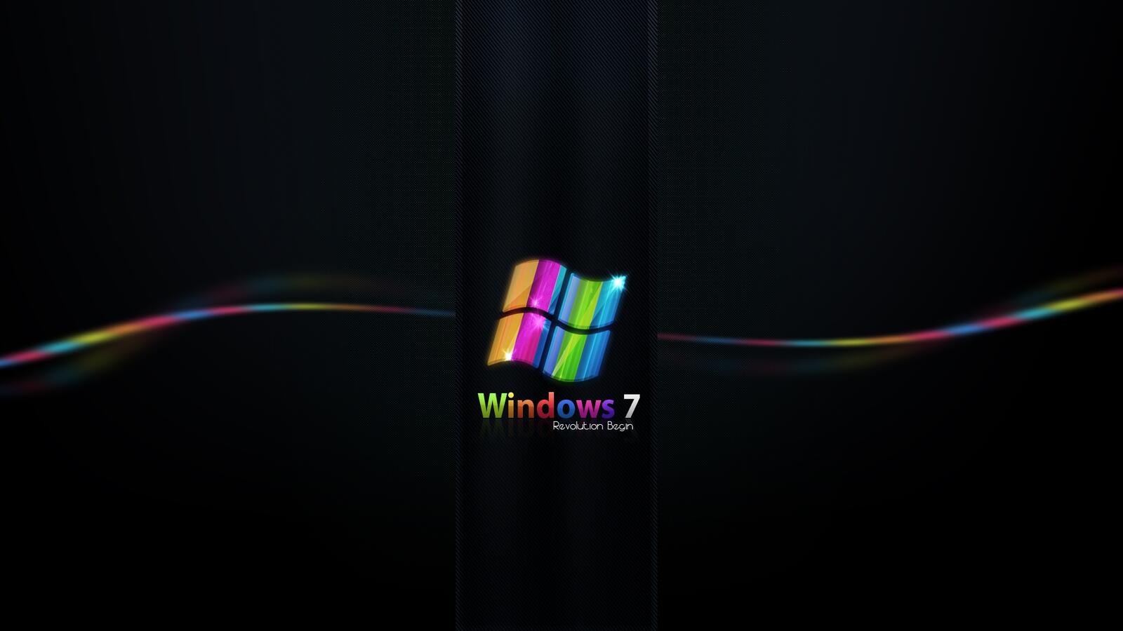 Free photo Cool screensaver on Windows 7 pc