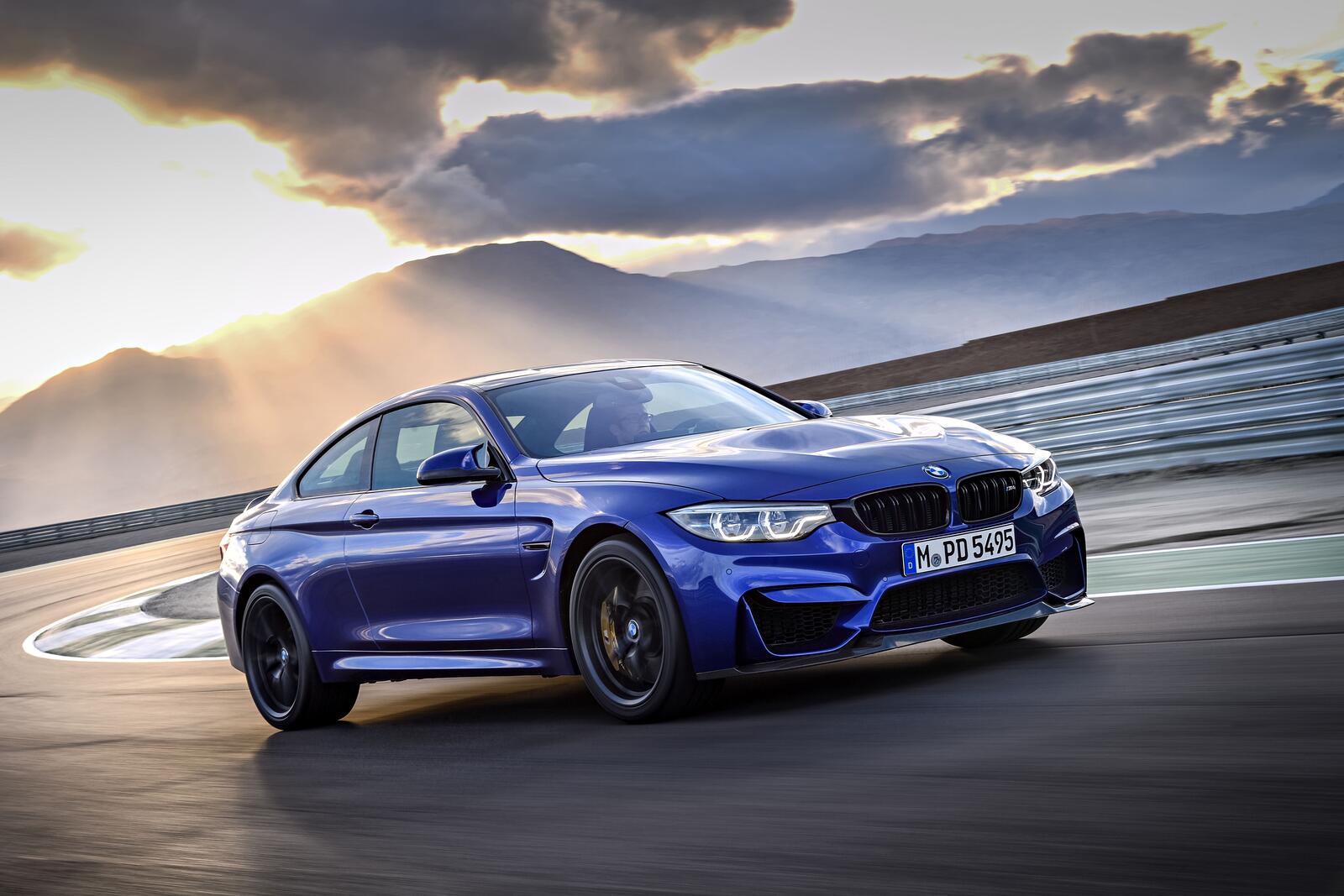 Wallpapers BMW M4 CS machine view from front on the desktop