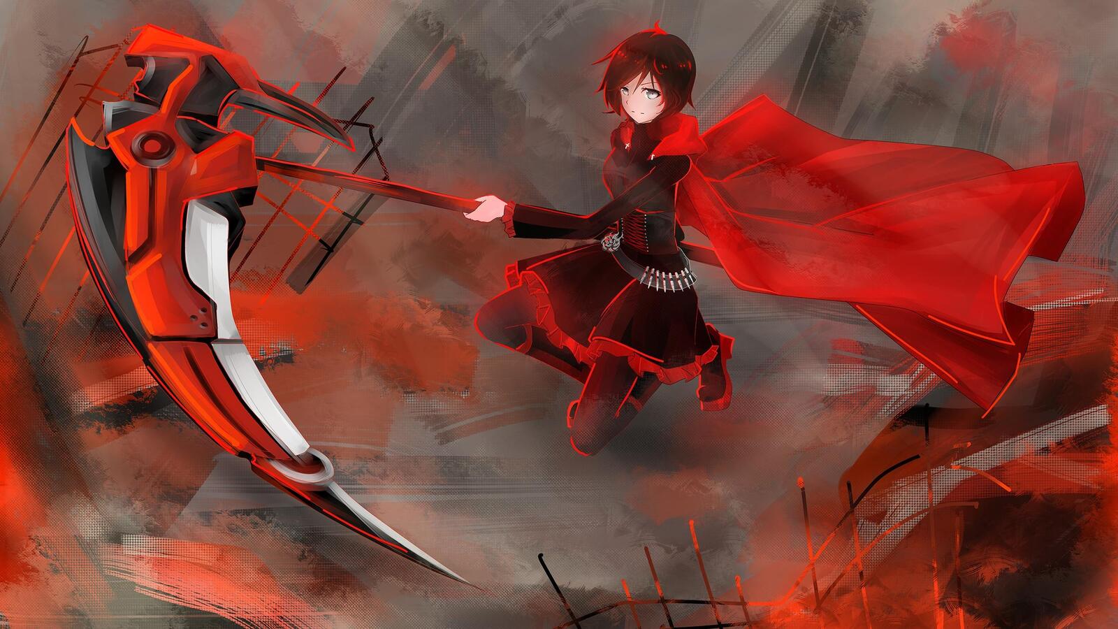 Wallpapers rwby Ruby Rose girl on the desktop