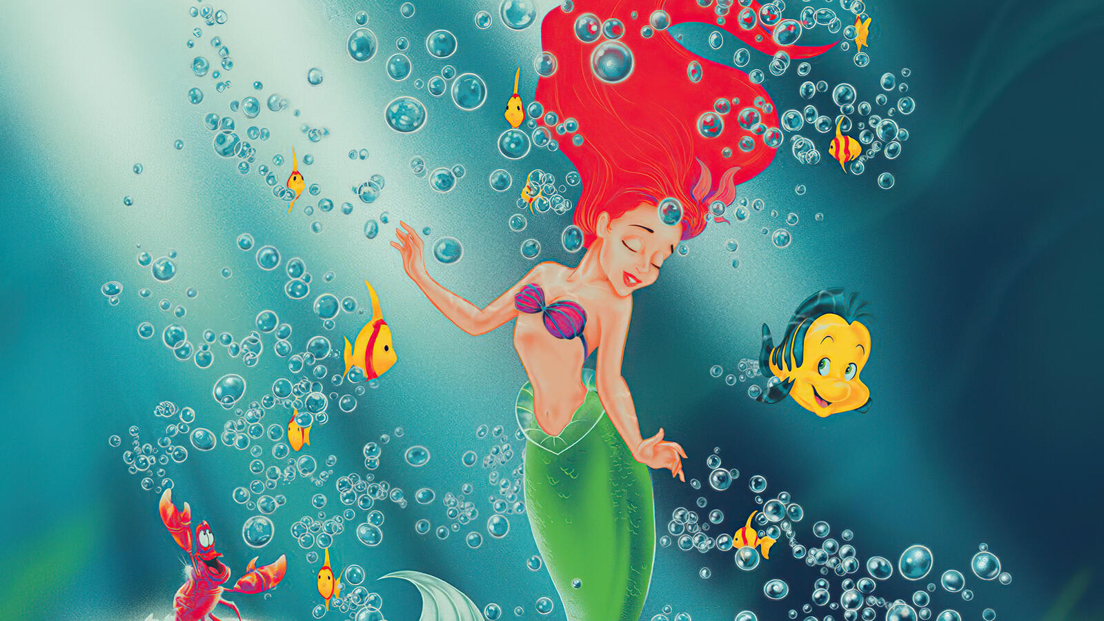 Wallpapers the little mermaid movies animated movies on the desktop