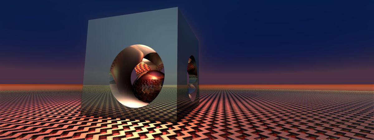 Ball in a cube