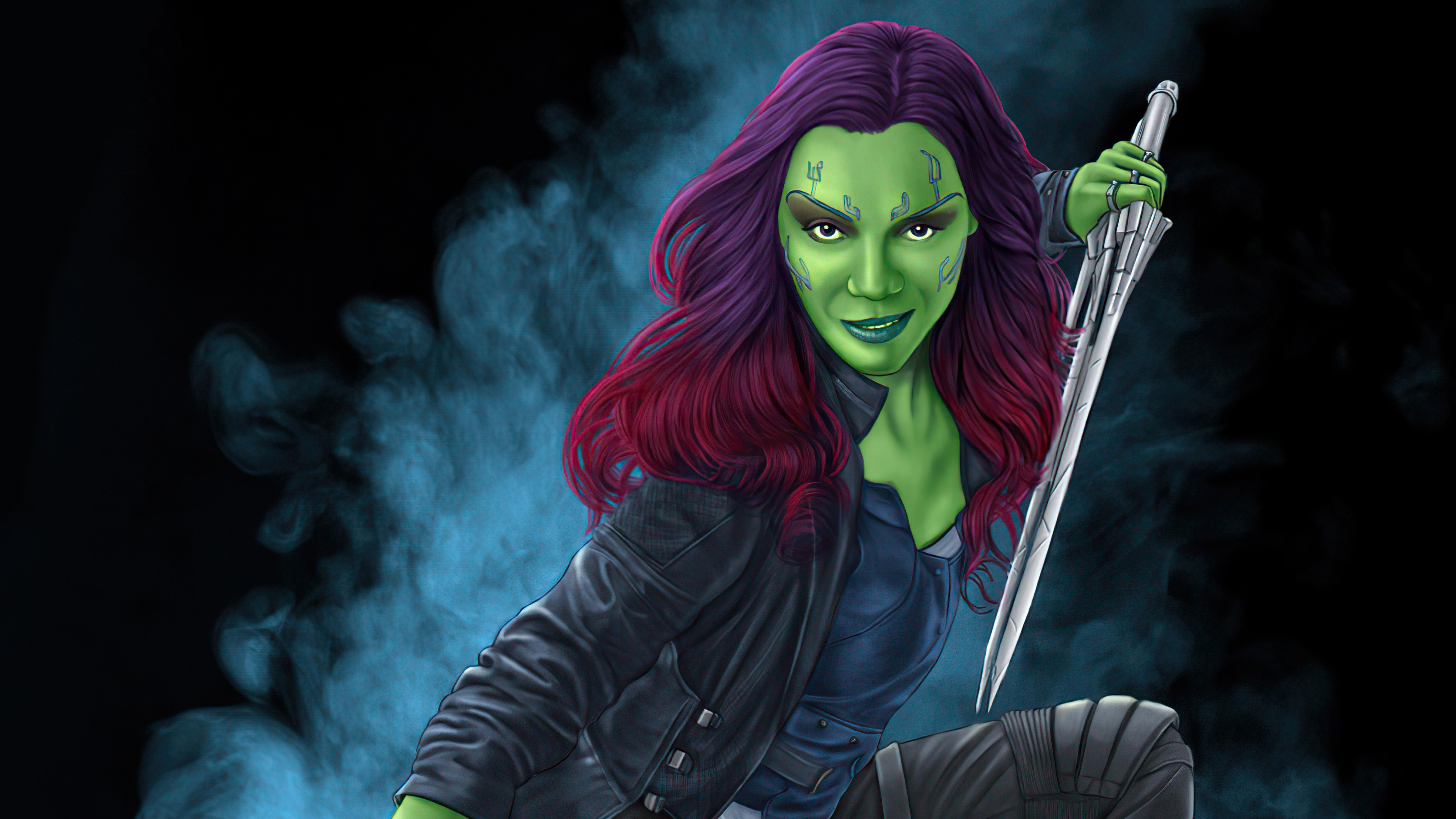 Photo gamora guardians of the galaxy superheroes - free pictures on Fonwall...
