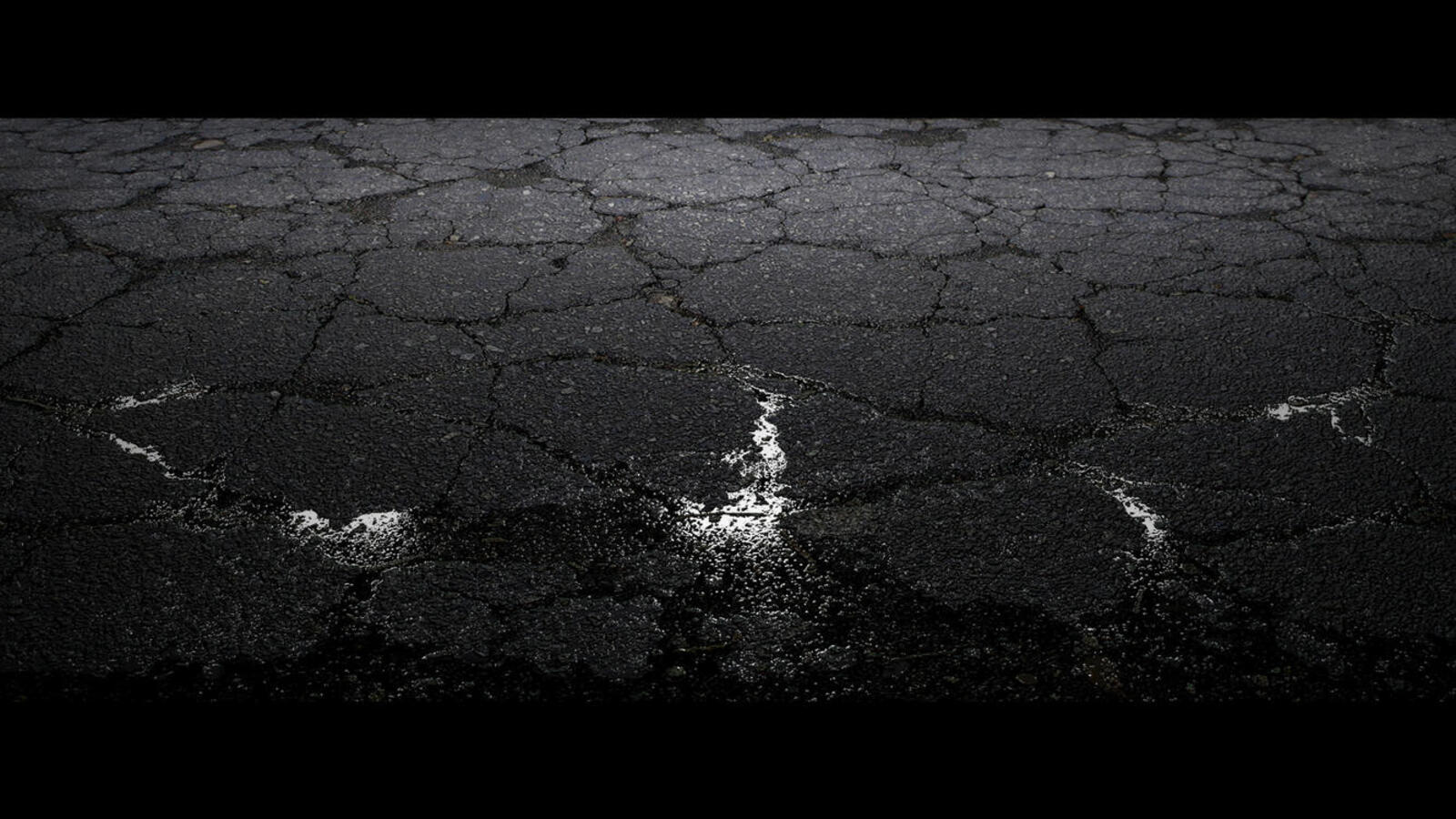 Wallpapers asphalt wet asphalt puddle on the desktop