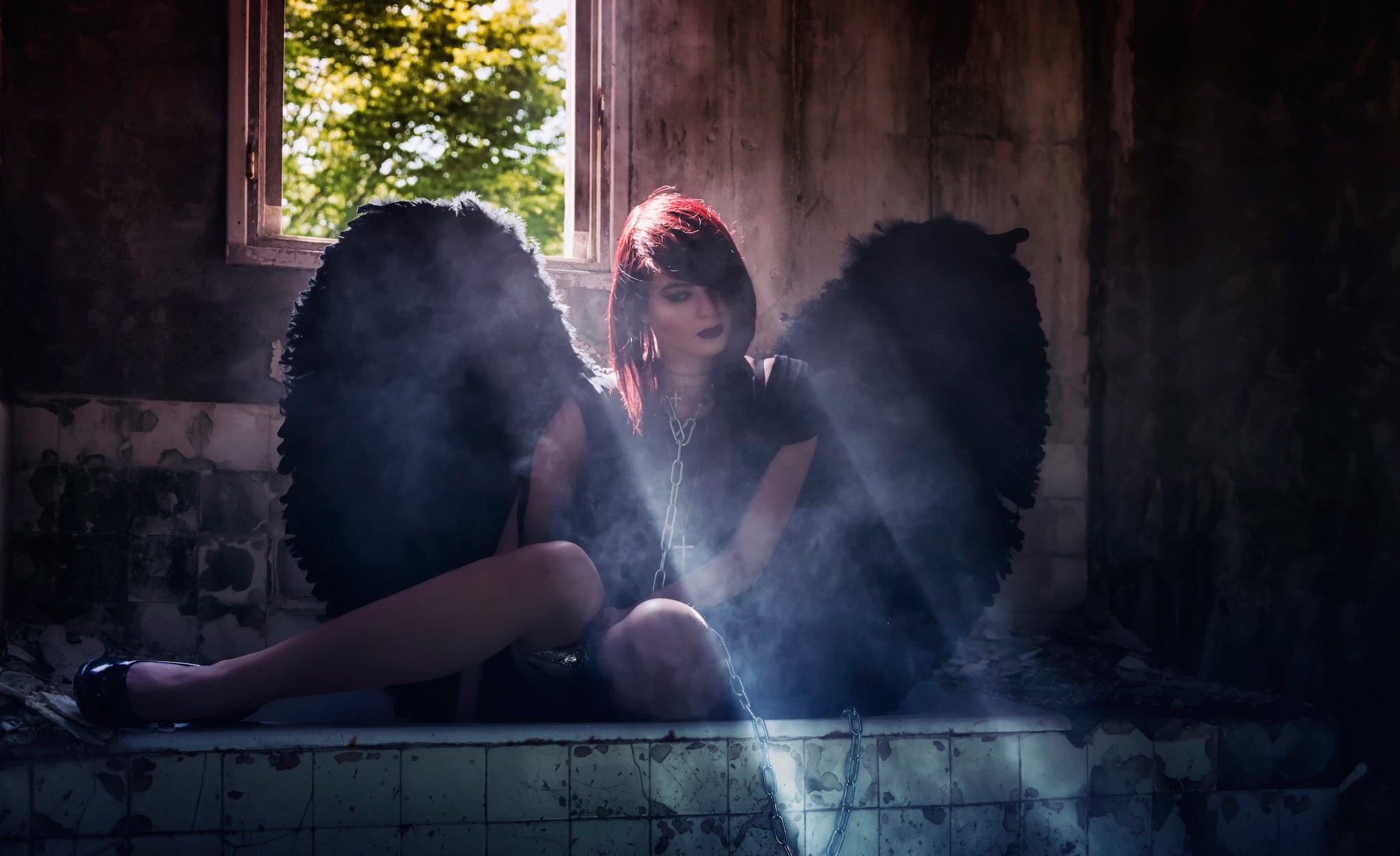 Фото бесплатно готический, ангел, девушки