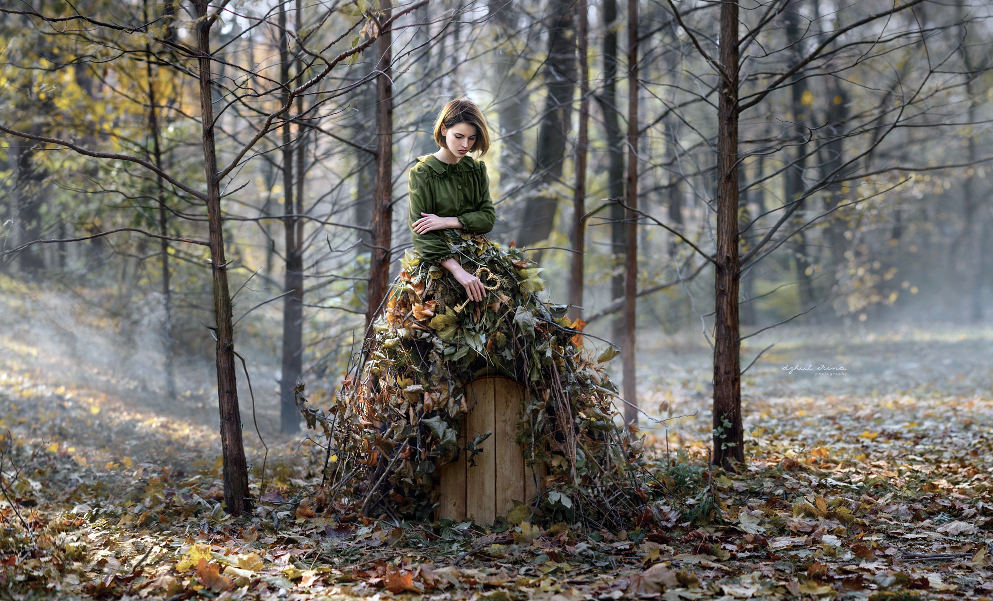 Фото бесплатно фантастическая девушка, лес, женщина