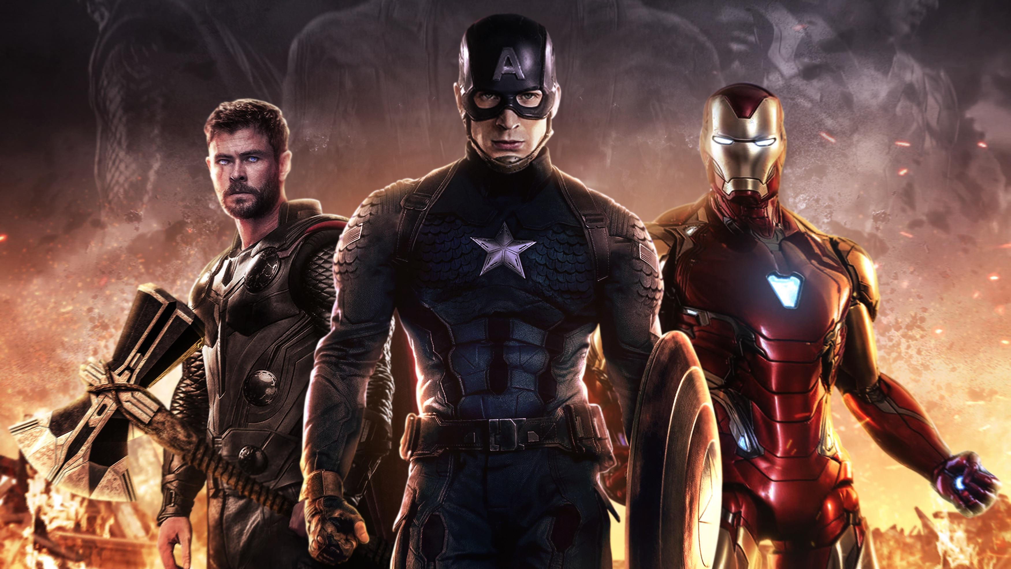 Photo free Avengers Endgame, Thor, captain america