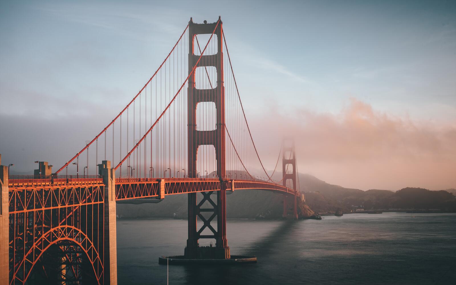 Обои золотые ворота мост Сан-Франциско на рабочий стол