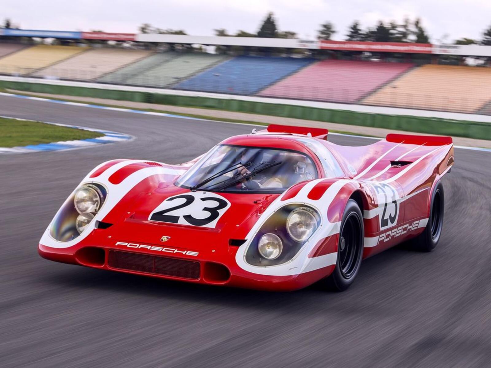 Обои порш 917 красный formula 1 racing cars на рабочий стол