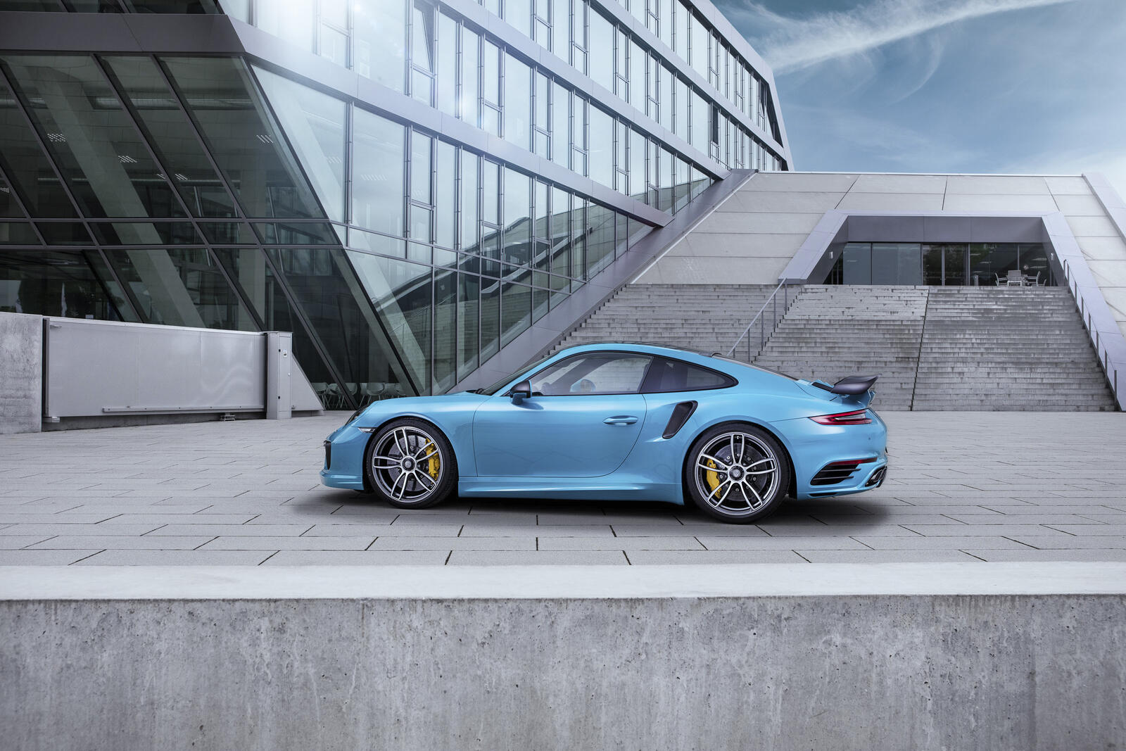 Обои Porsche 911 Porsche голубая машина на рабочий стол