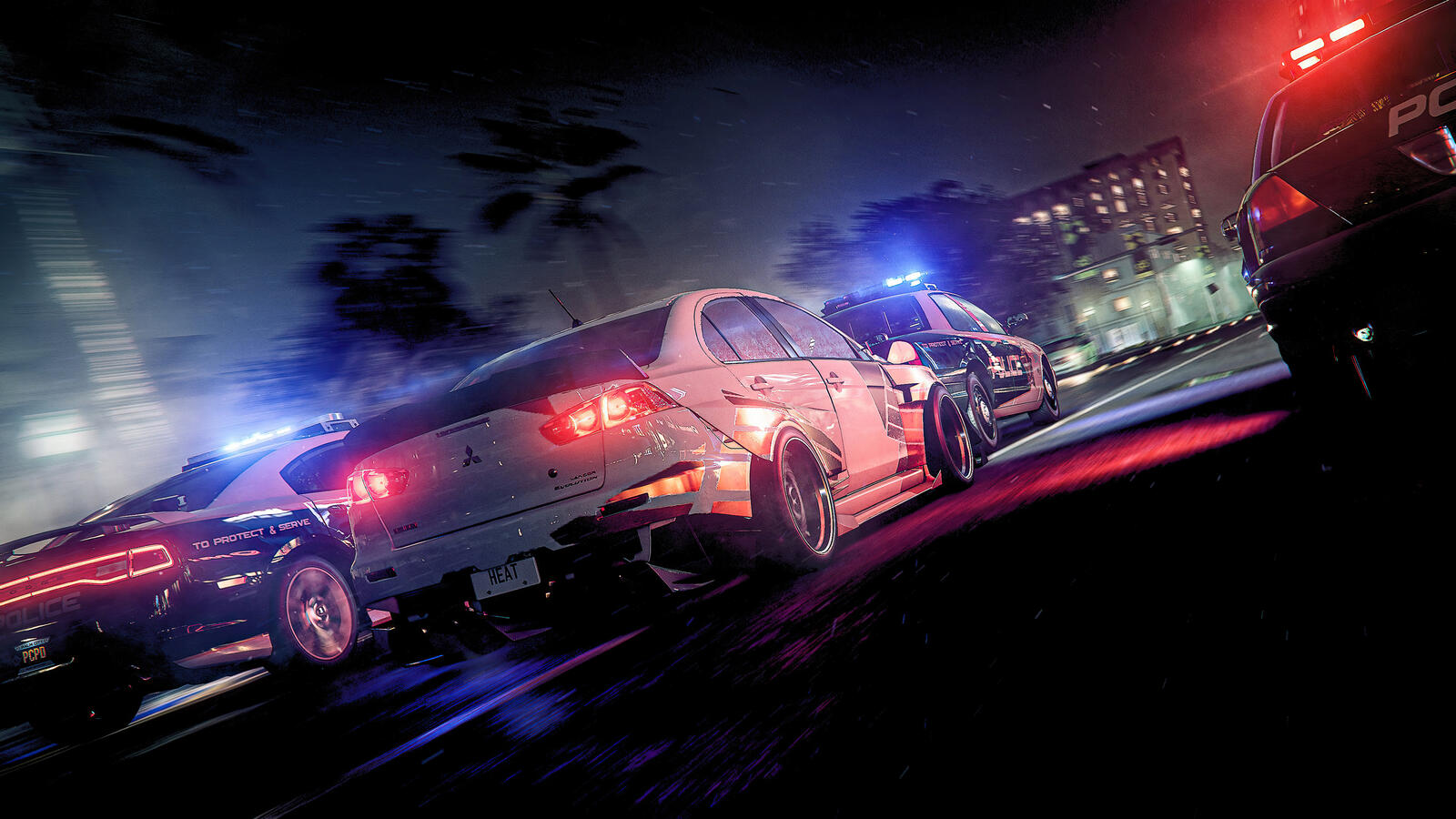 Wallpapers Need for Speed in move racing on the desktop