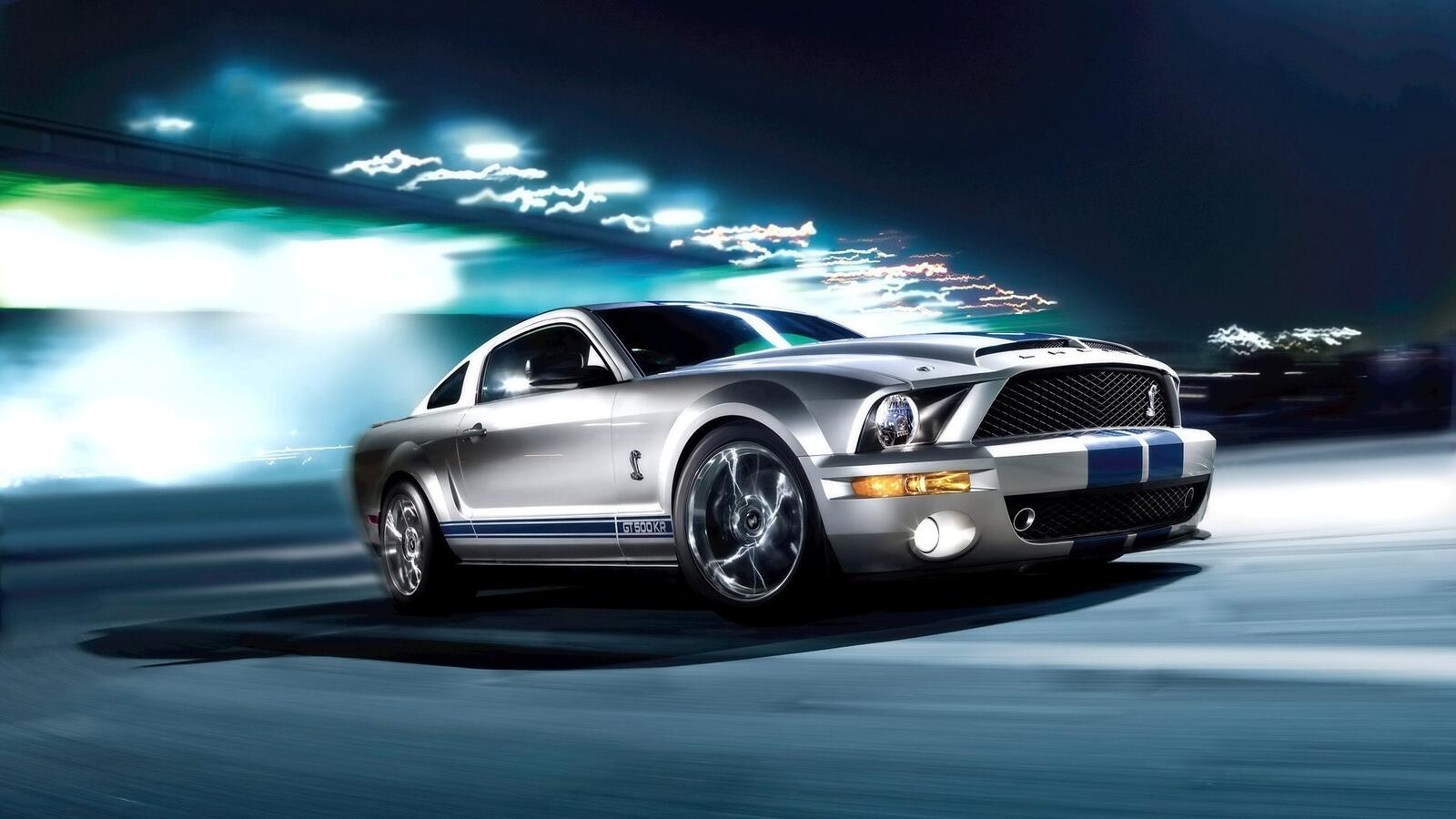 Wallpapers Shelby drift in move on the desktop