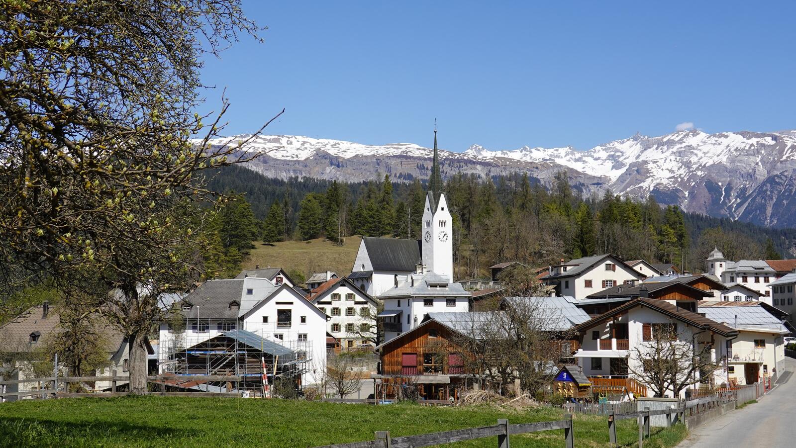 Обои города дома Швейцарии Швейцария на рабочий стол