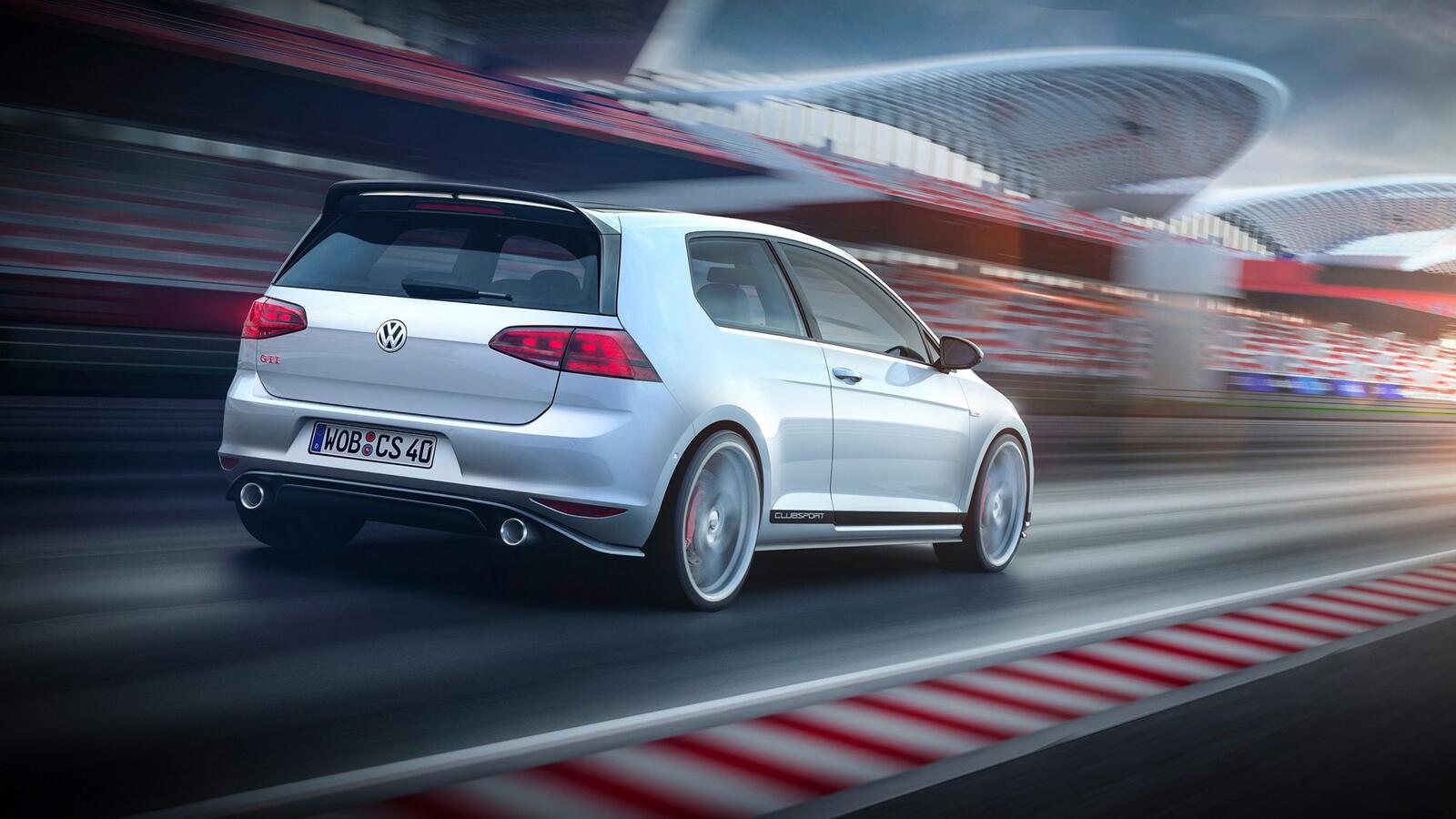 Wallpapers car Volkswagen motion blur on the desktop