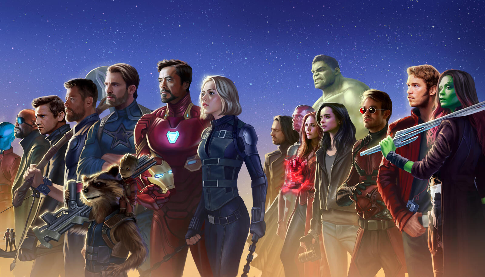 Wallpapers Avengers Infinity War artwork movies on the desktop