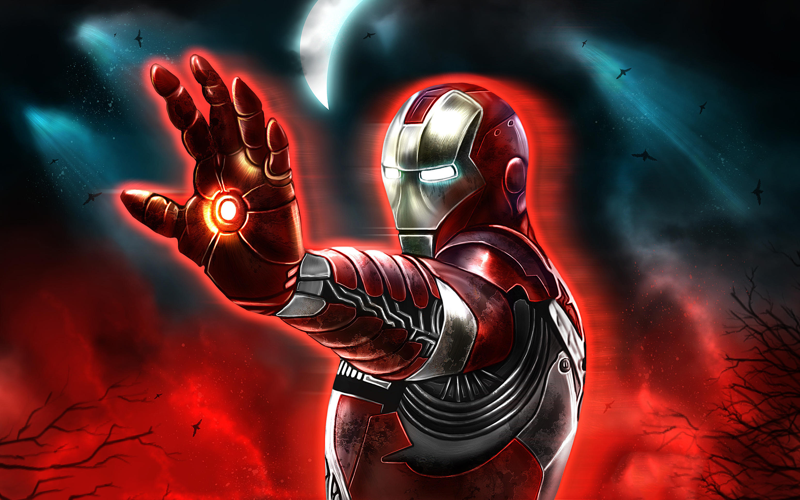 Wallpapers Iron Man hand movies on the desktop