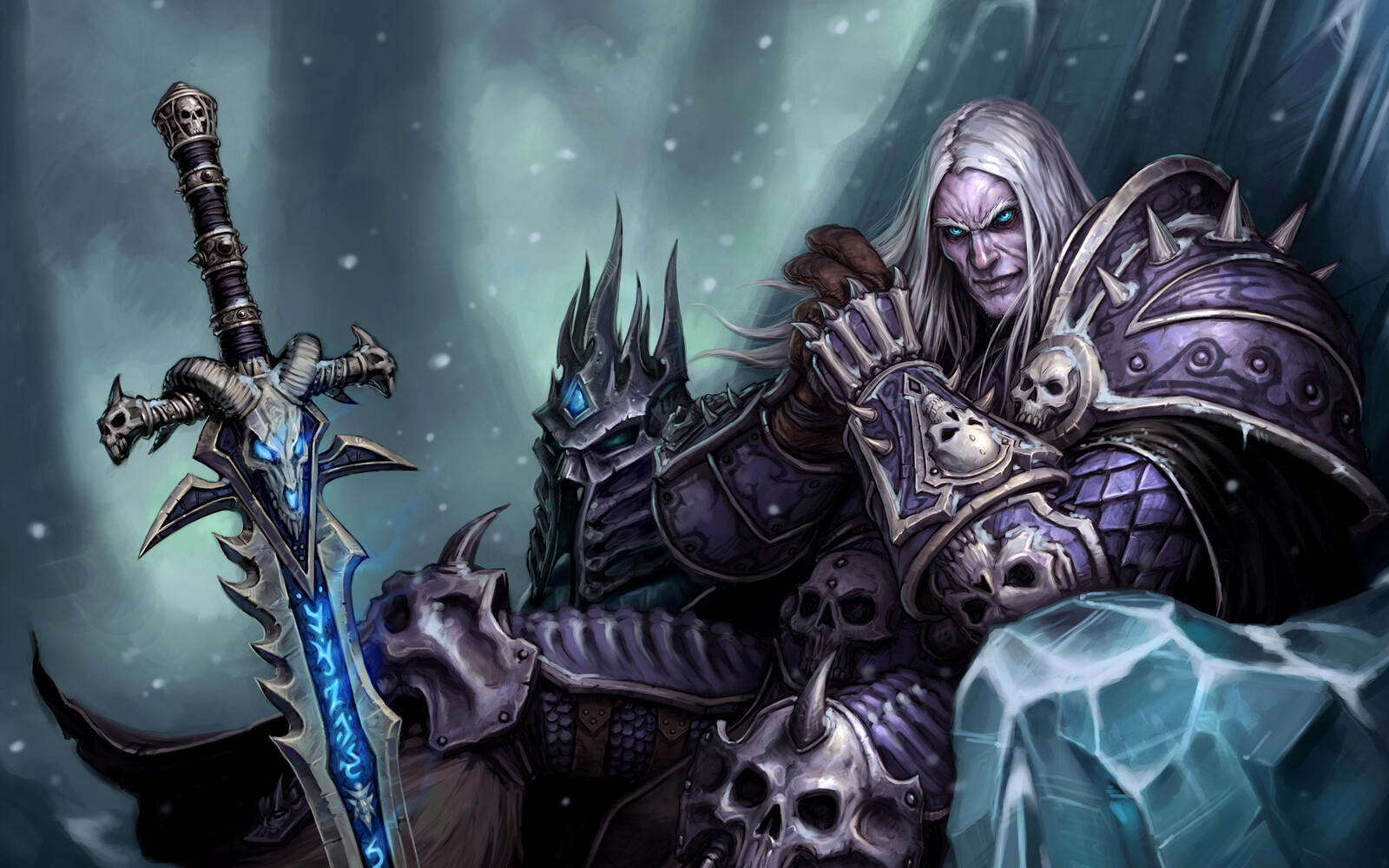 Обои World Of Warcraft король-лич world of warcraft wrath of the lich king на рабочий стол