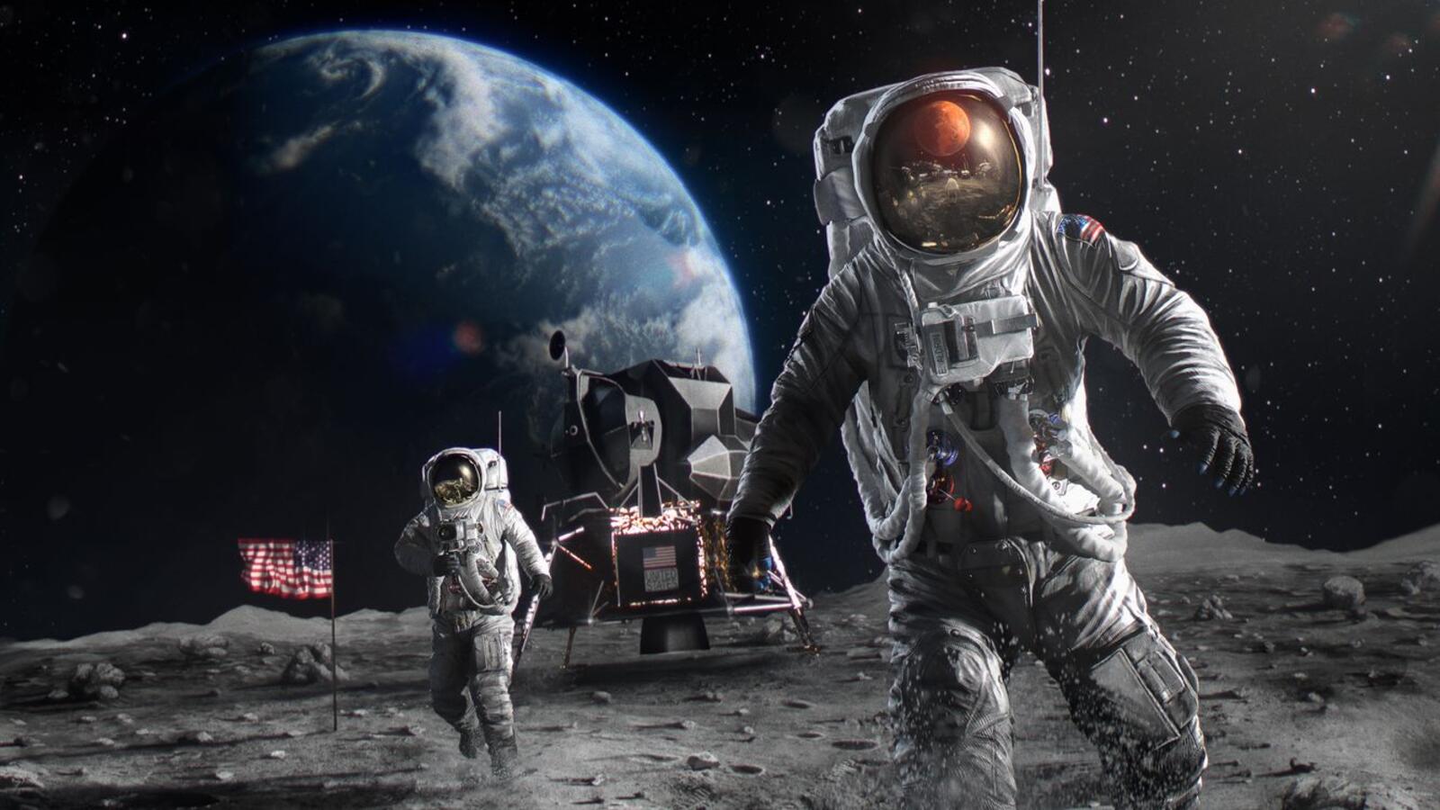 астронавты NASA земля