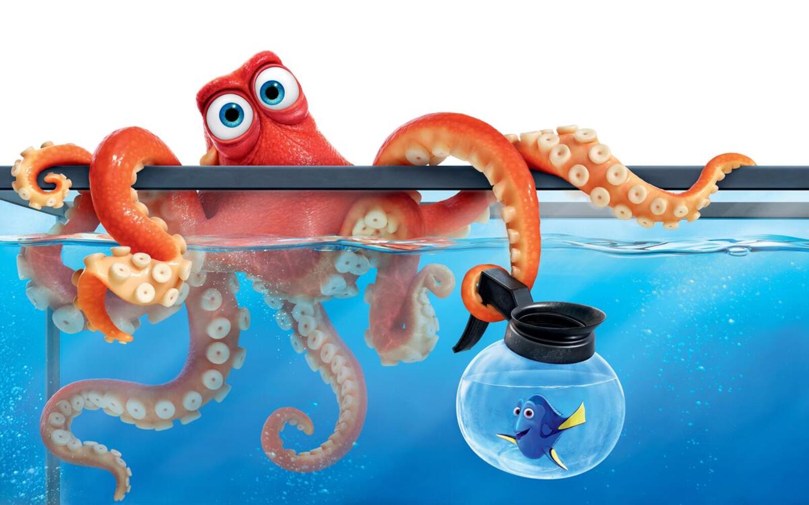 Wallpapers animation octopus wallpaper finding dory on the desktop