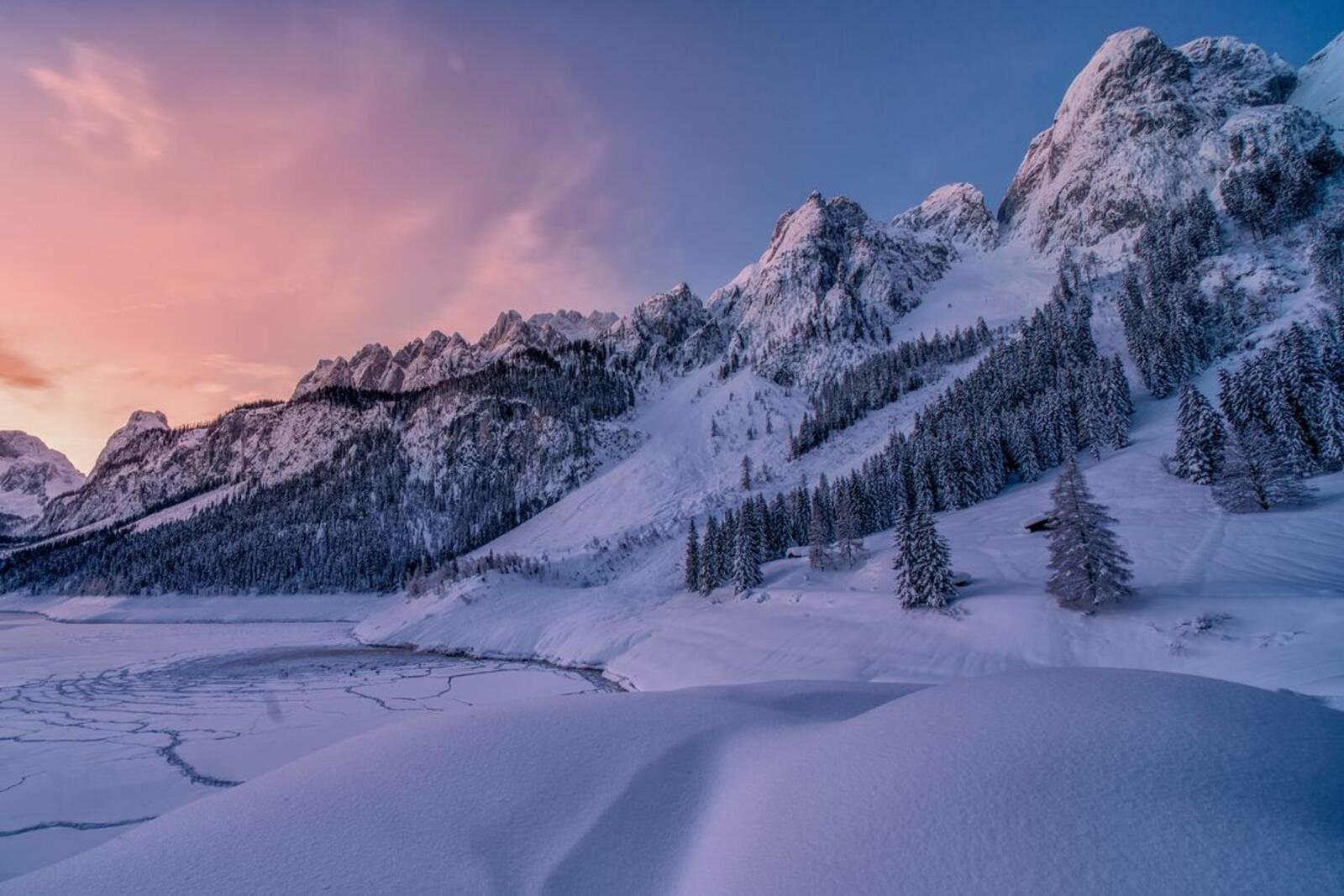 Free photo Photo gallery mountains, sunset