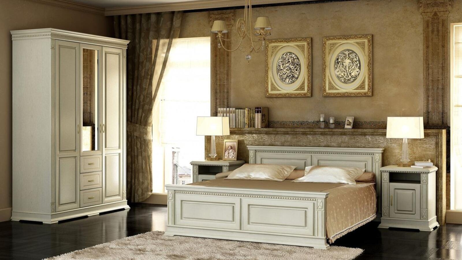 Wallpapers white luxury bedroom on the desktop