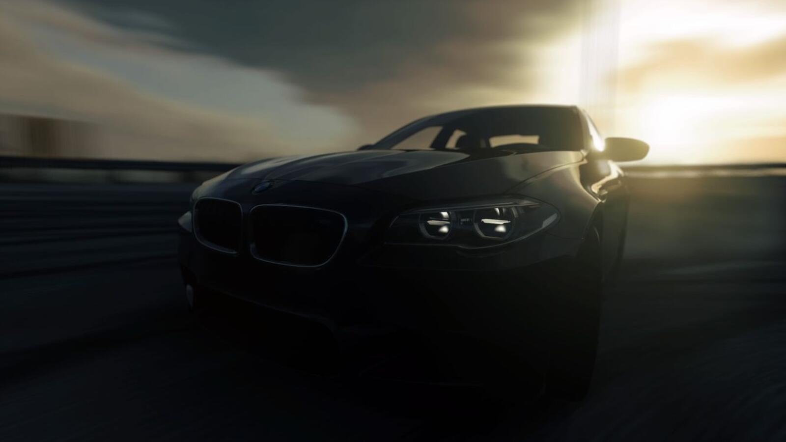 Wallpapers driveclub BMW M5 black on the desktop