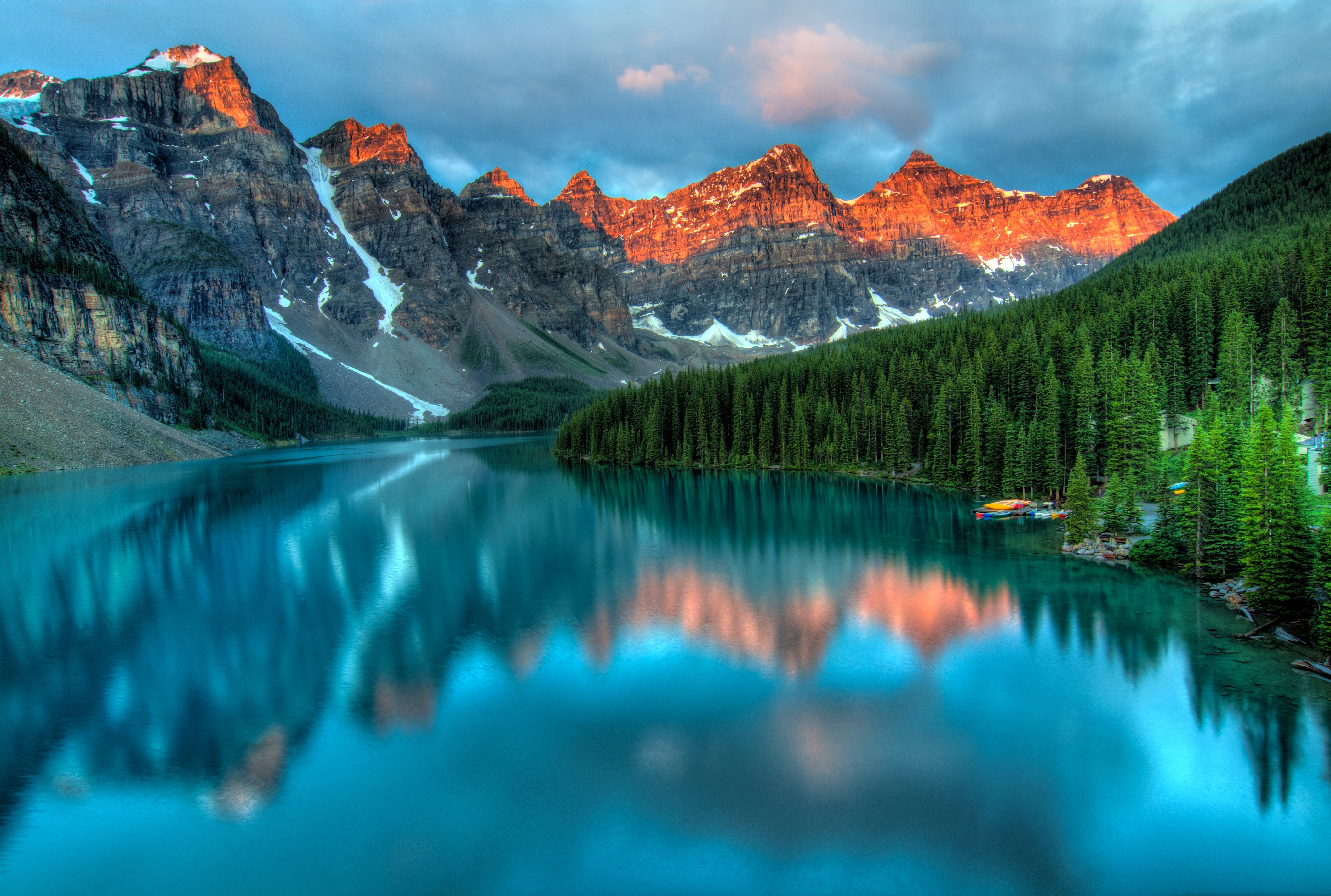 Wallpapers Alberta lake landscapes on the desktop