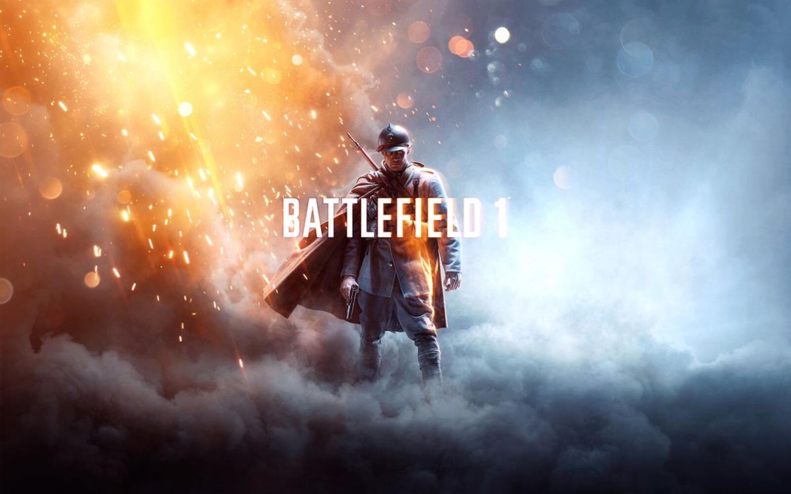Wallpapers Battlefield 1 explosion smoke on the desktop