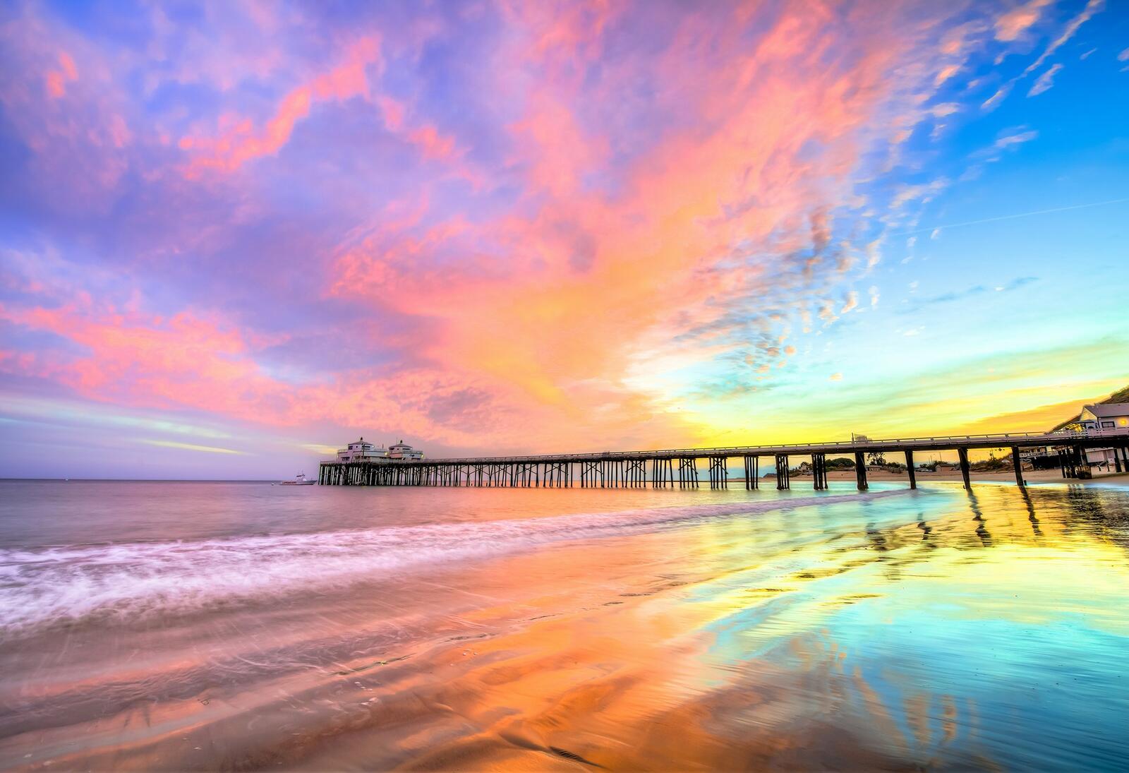 Wallpapers California sky landscapes on the desktop