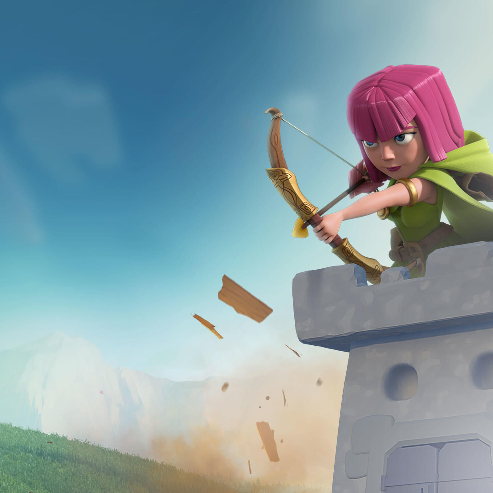 Free photo The archer from Clash Of Clans