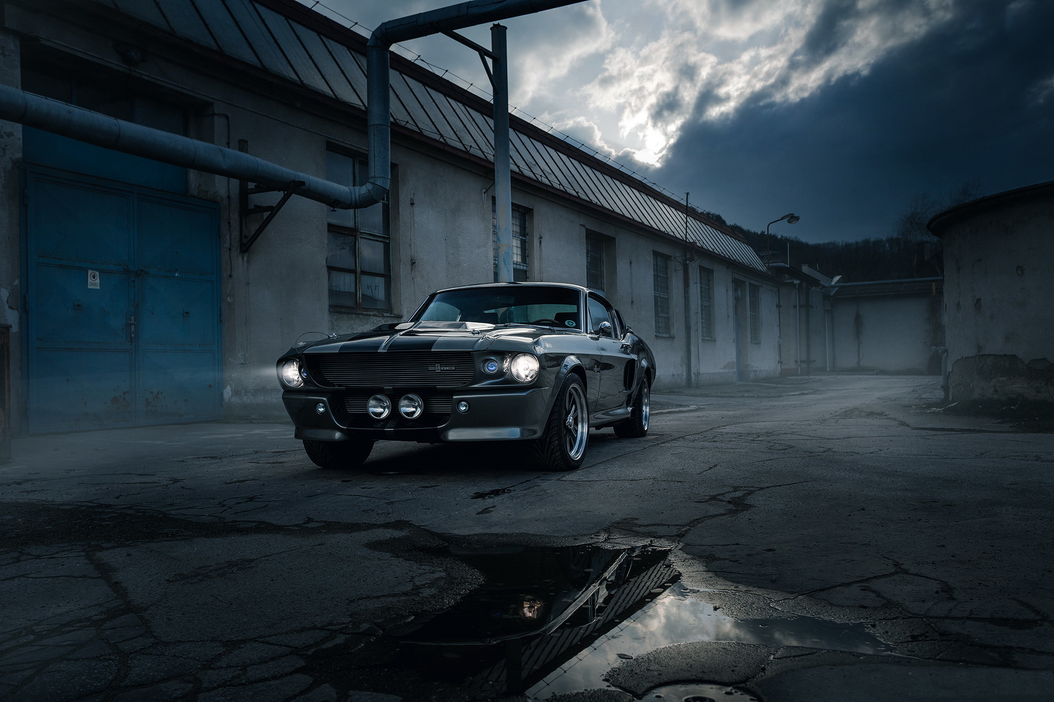 Wallpapers Shelby view from front cars on the desktop