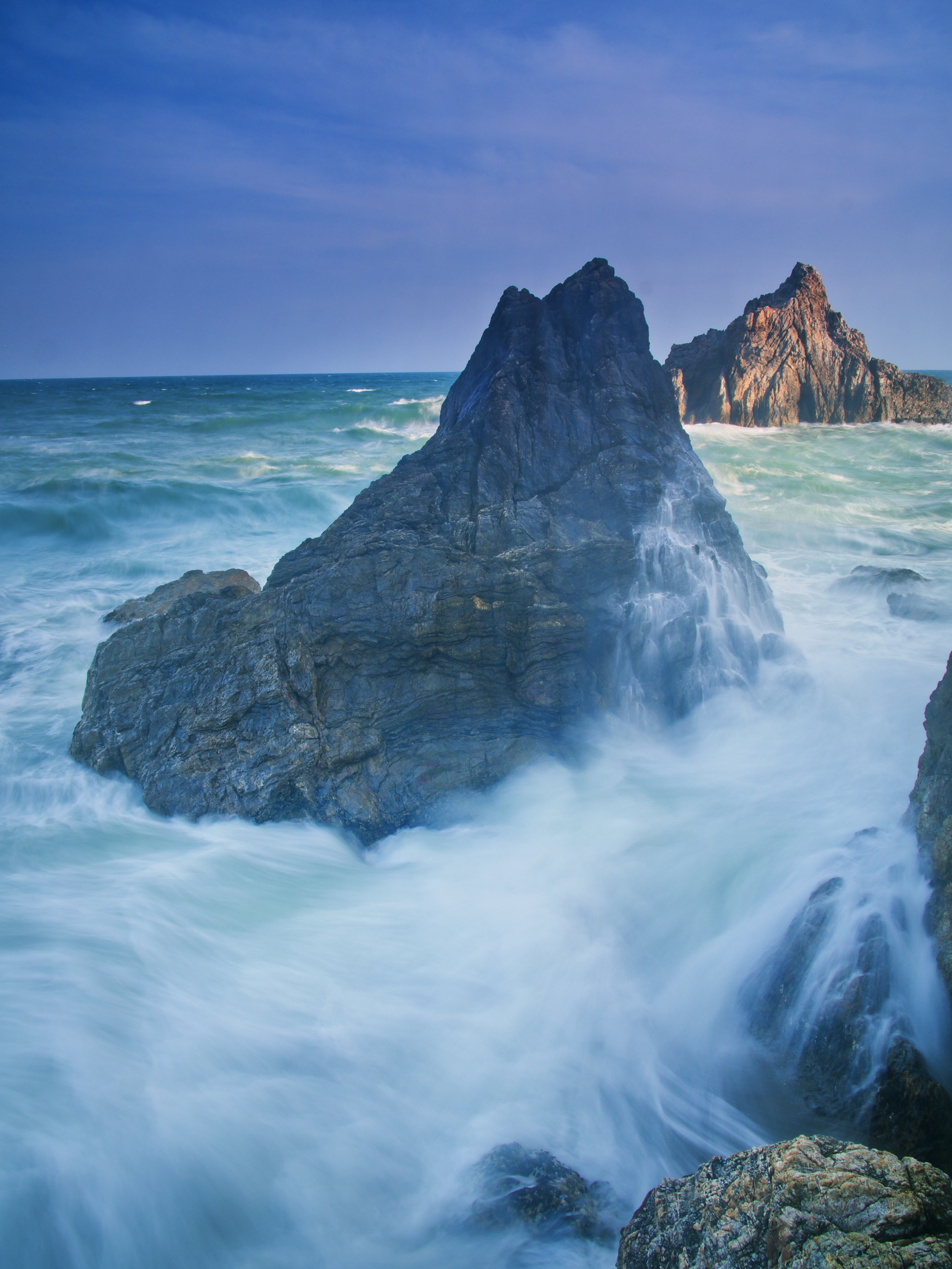 Photo free wallpaper rocks, rocks, sea