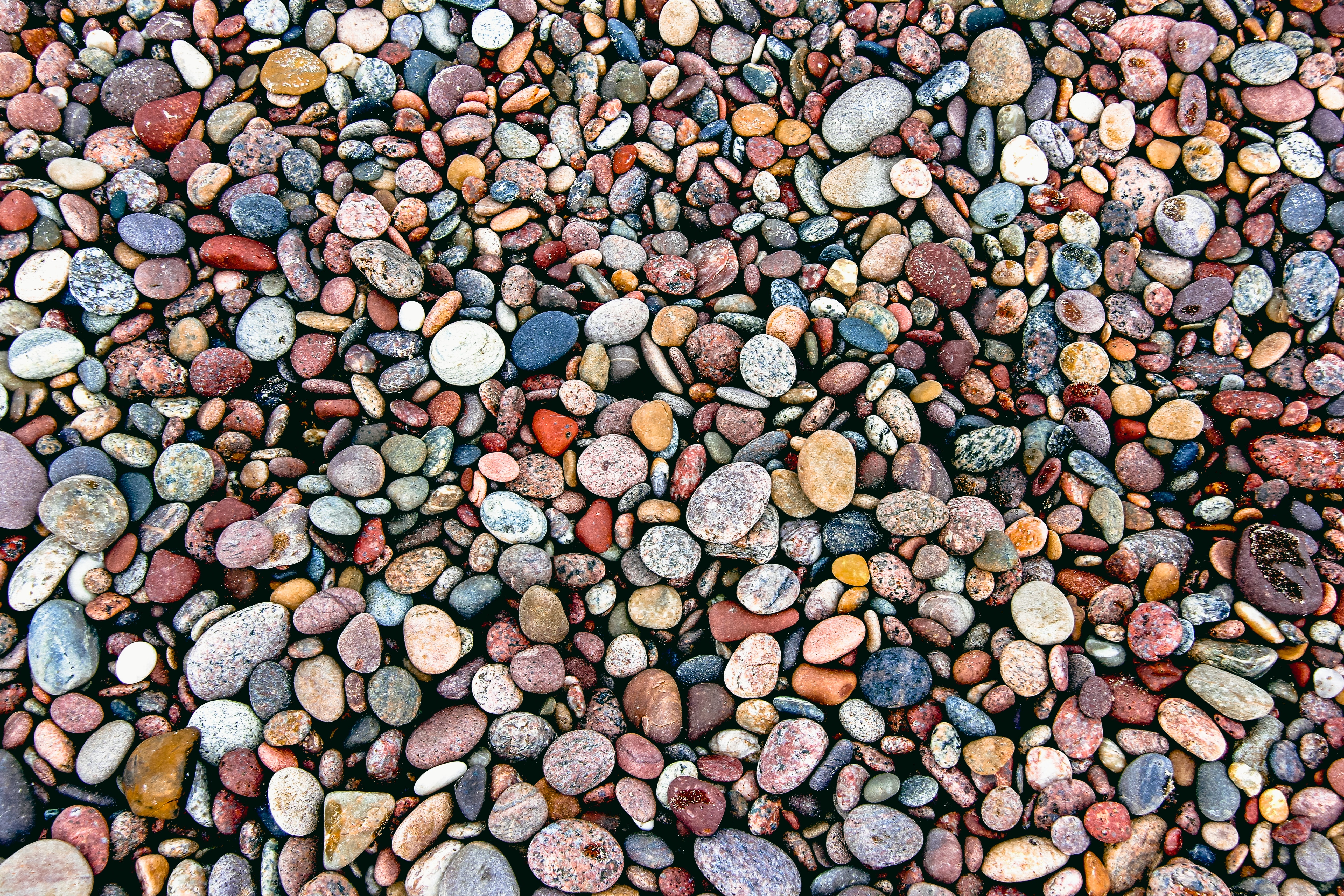Фото бесплатно камни, текстура, обои разноцветная галька