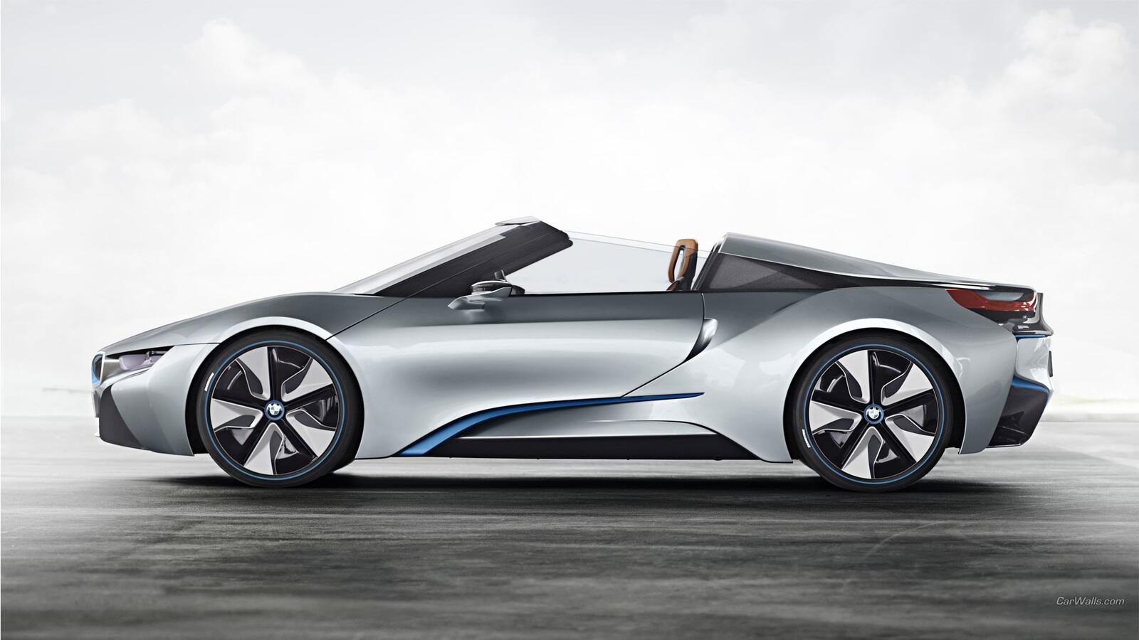 Wallpapers silver cars BMW I8 wheel on the desktop