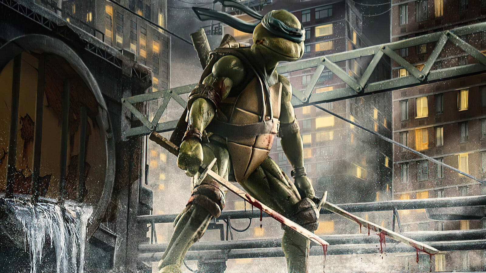 Wallpapers teenage mutant ninja turtles sword movies on the desktop