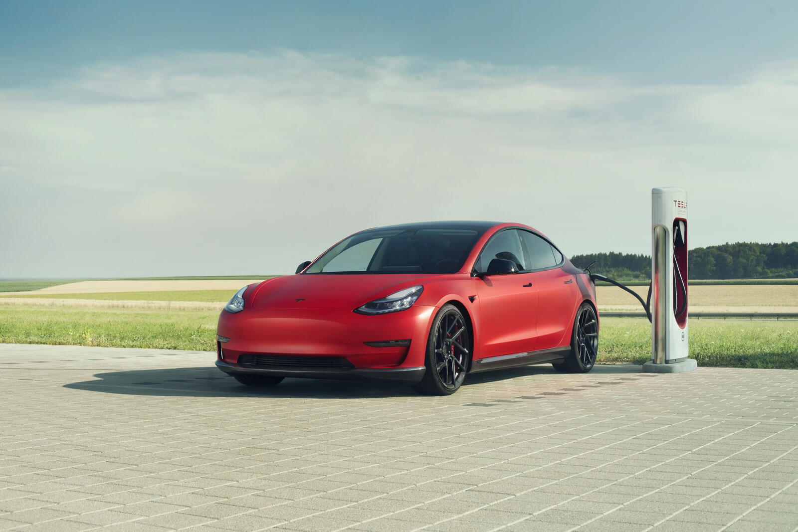 Wallpapers Tesla cars 2019 cars on the desktop