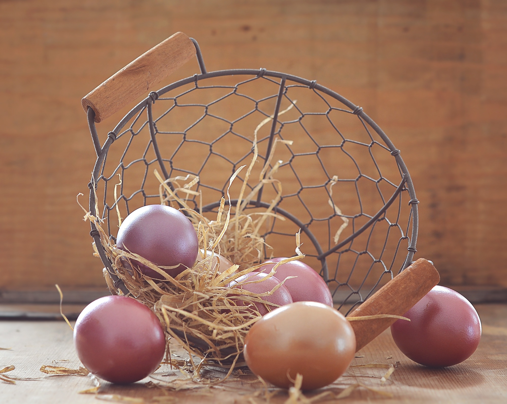 Photo free food, eggs, basket