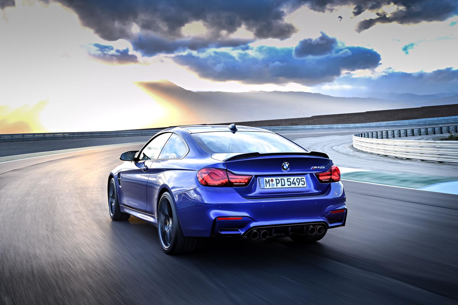 Wallpapers car in move BMW M4 CS on the desktop