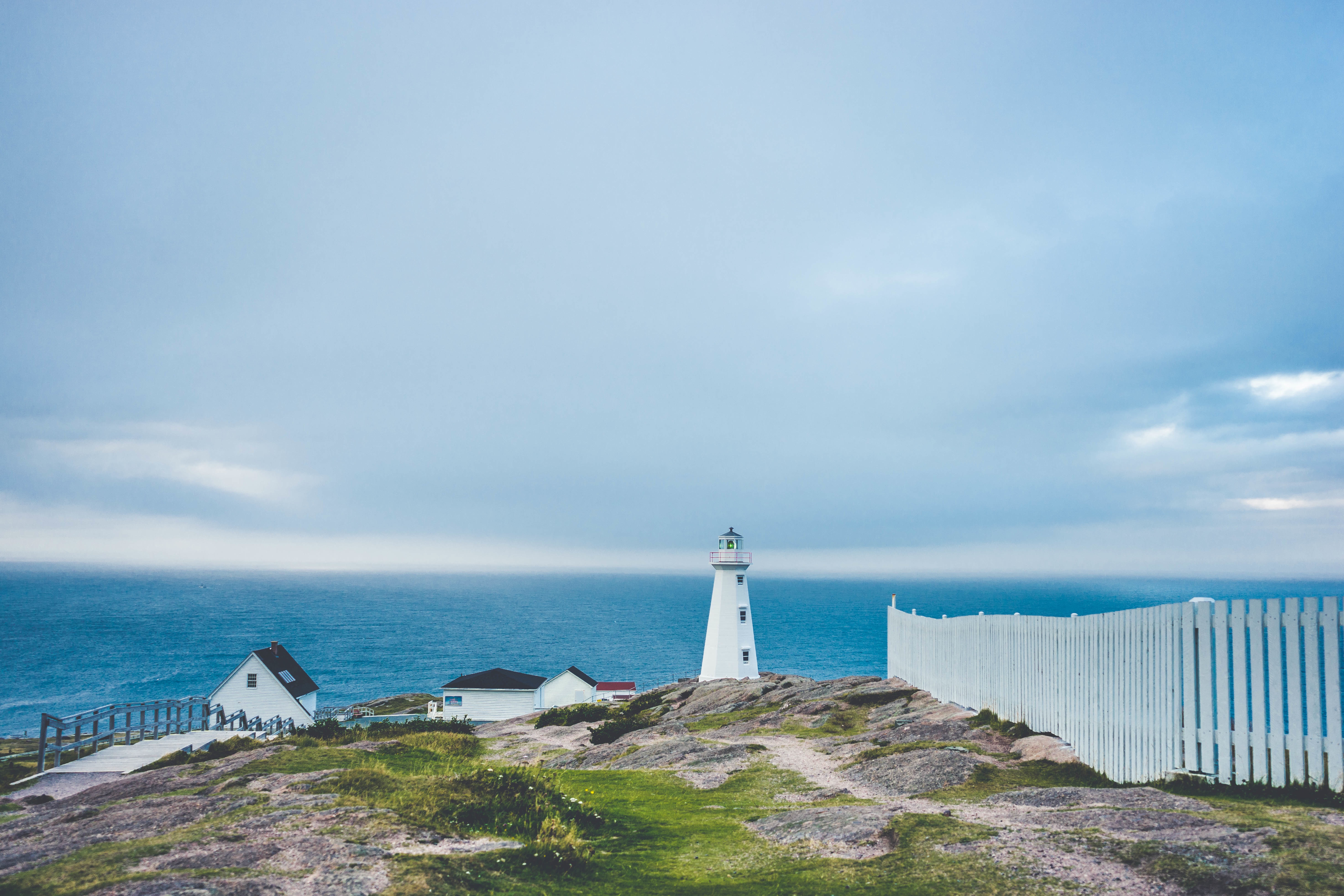 Photo free wind, lighthouse, ocean