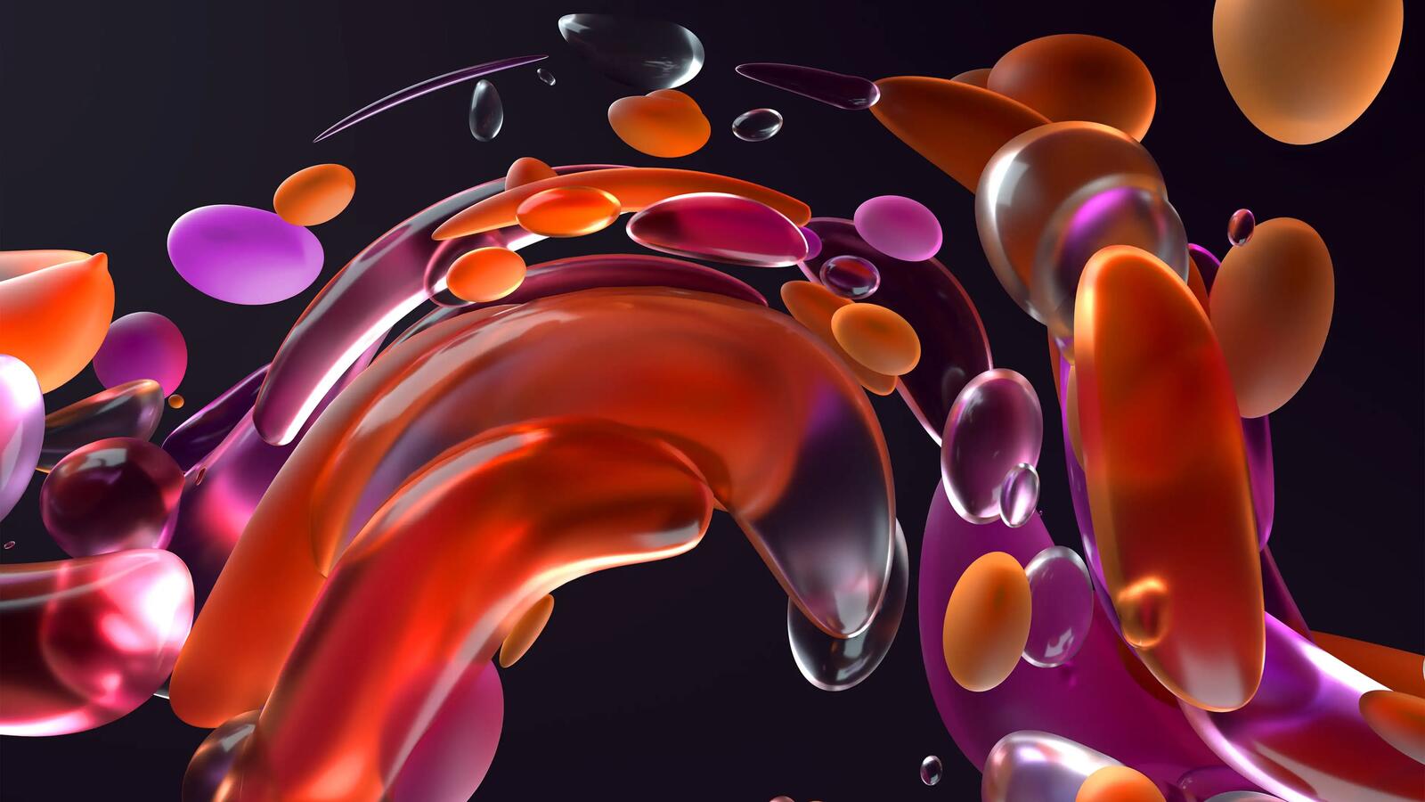Wallpapers colorful wallpaper floating bubbles windows stock photo on the desktop