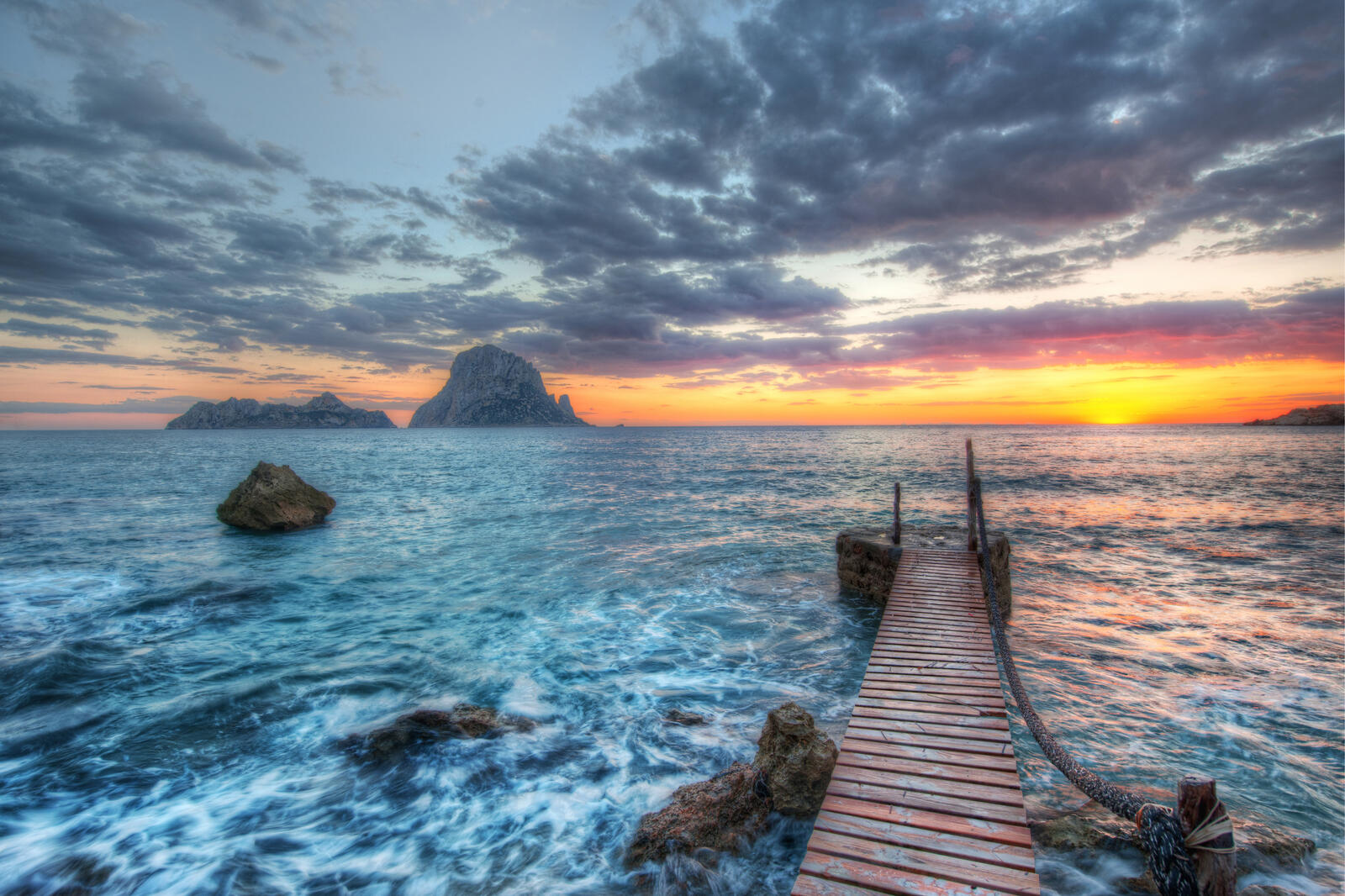 Wallpapers Balearic Islands Ibiza sea on the desktop