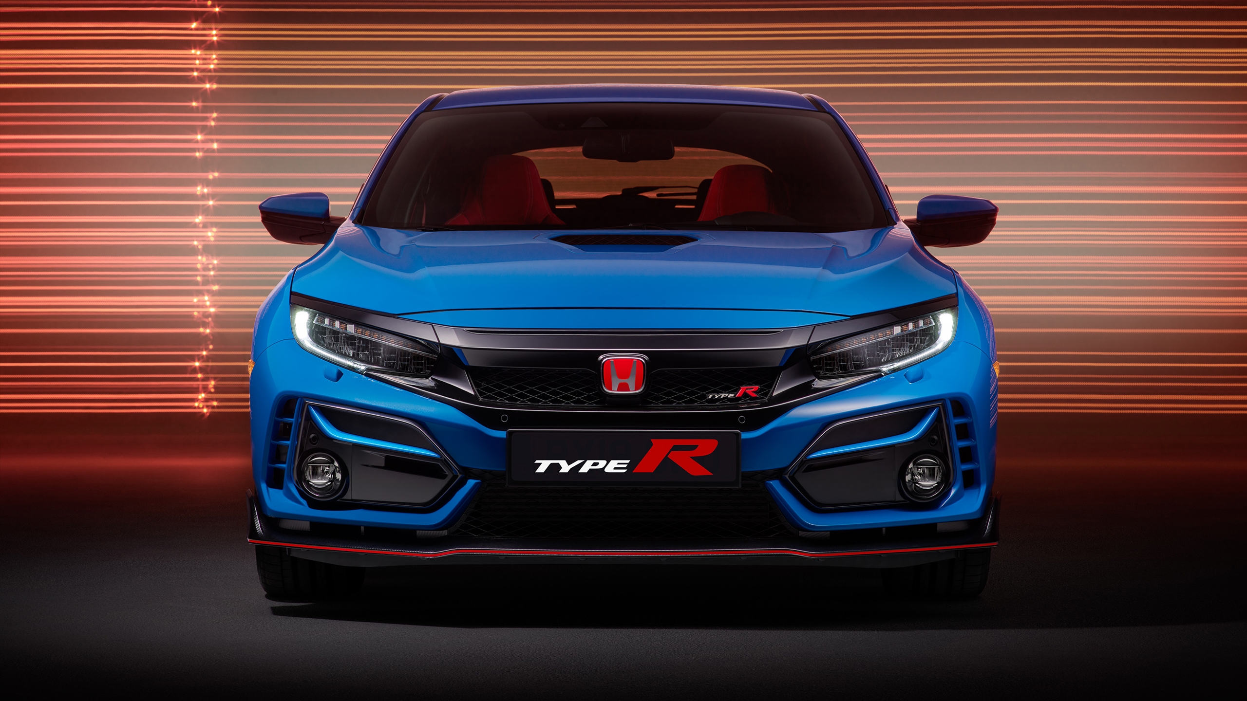 Wallpapers Honda Civic type R GT blue sports cars on the desktop