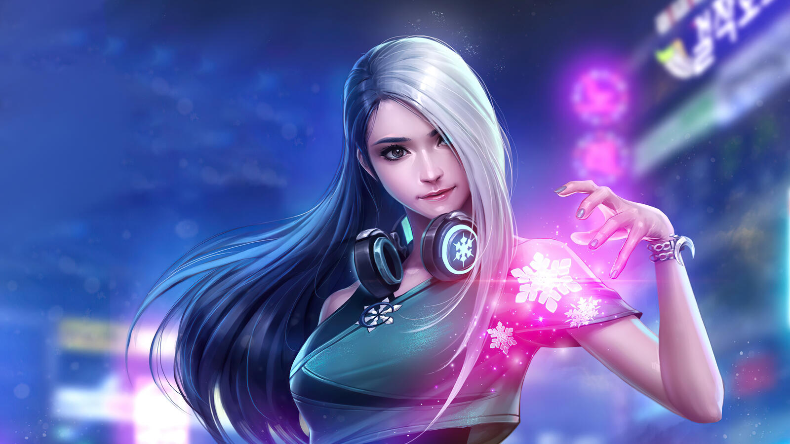 Wallpapers Marvel Future Fight games girl on the desktop