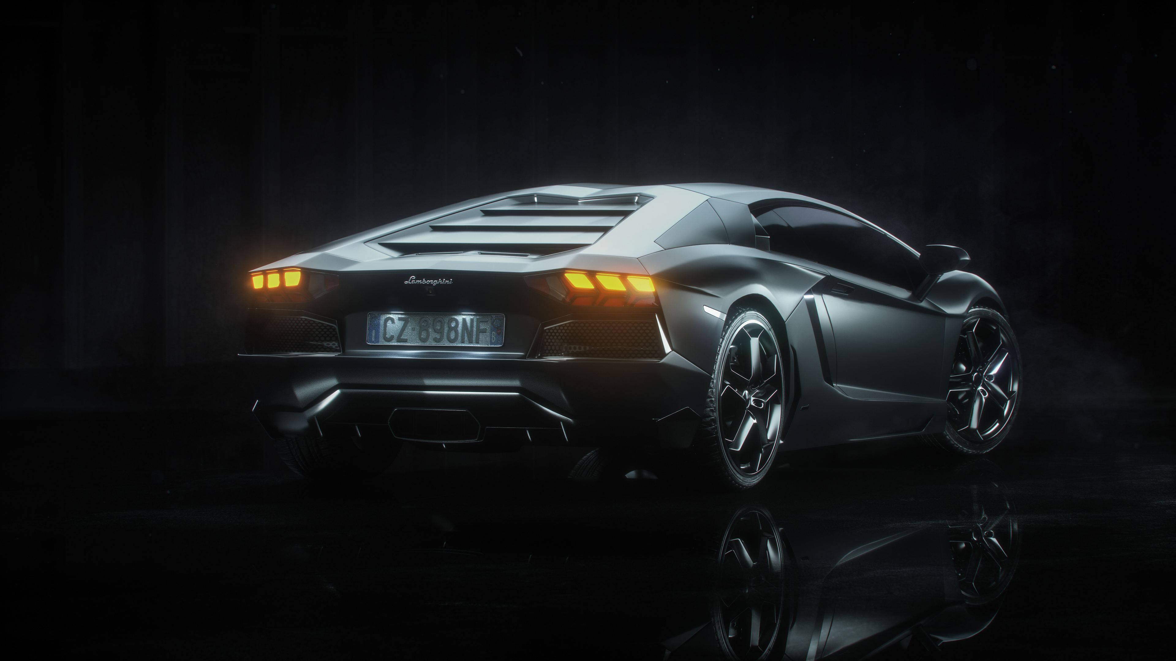 Lamborghini rear view